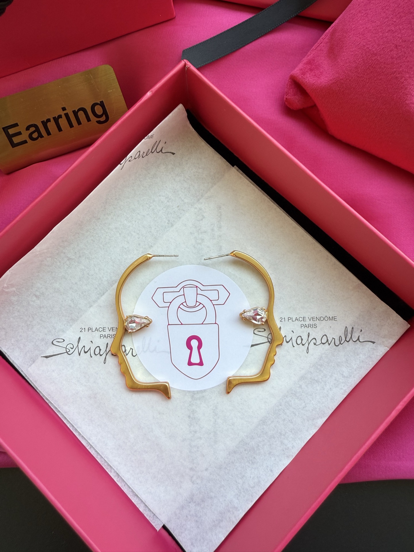 Серьги Schiaparelli