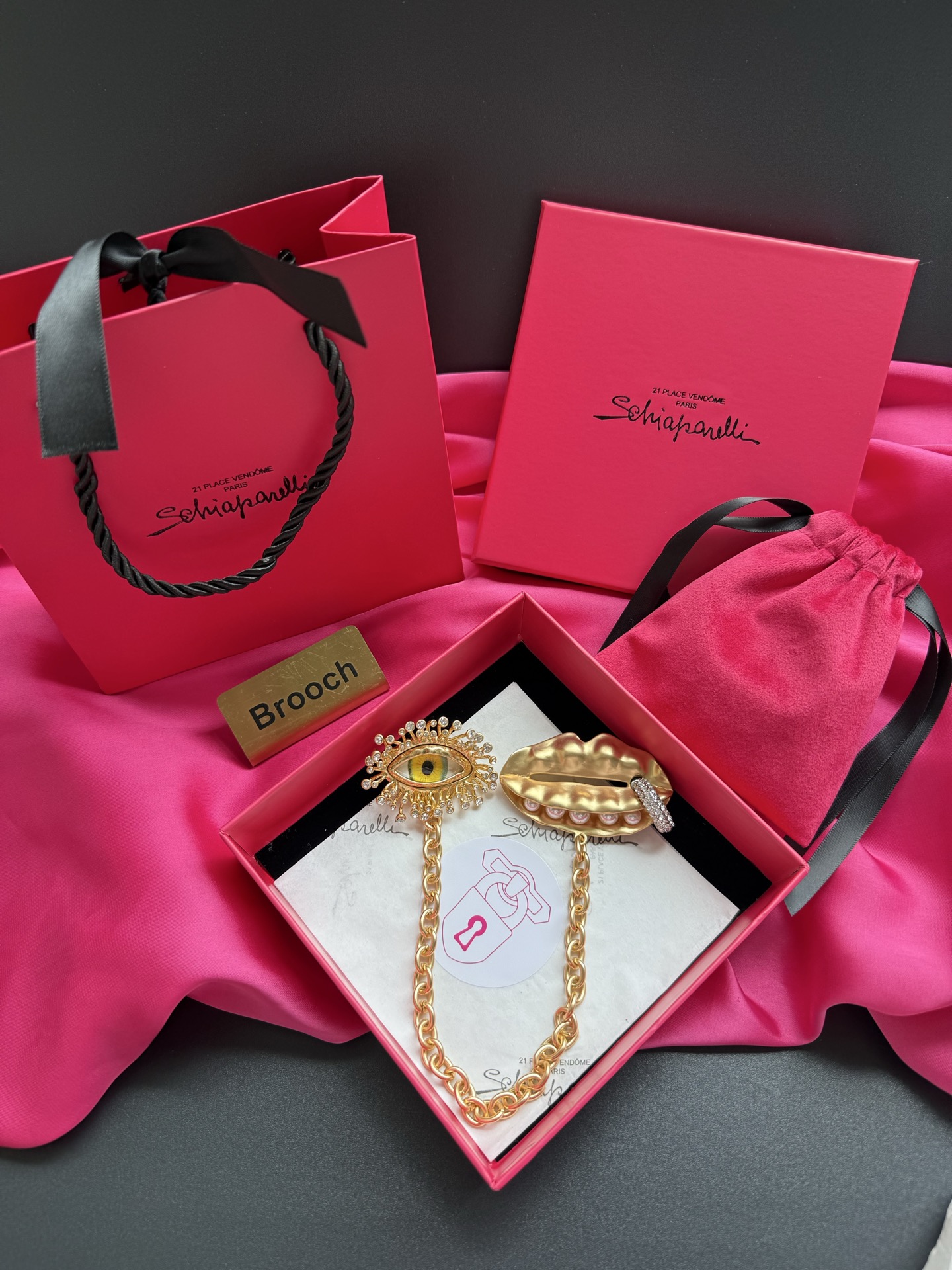 Комплект брошей Schiaparelli