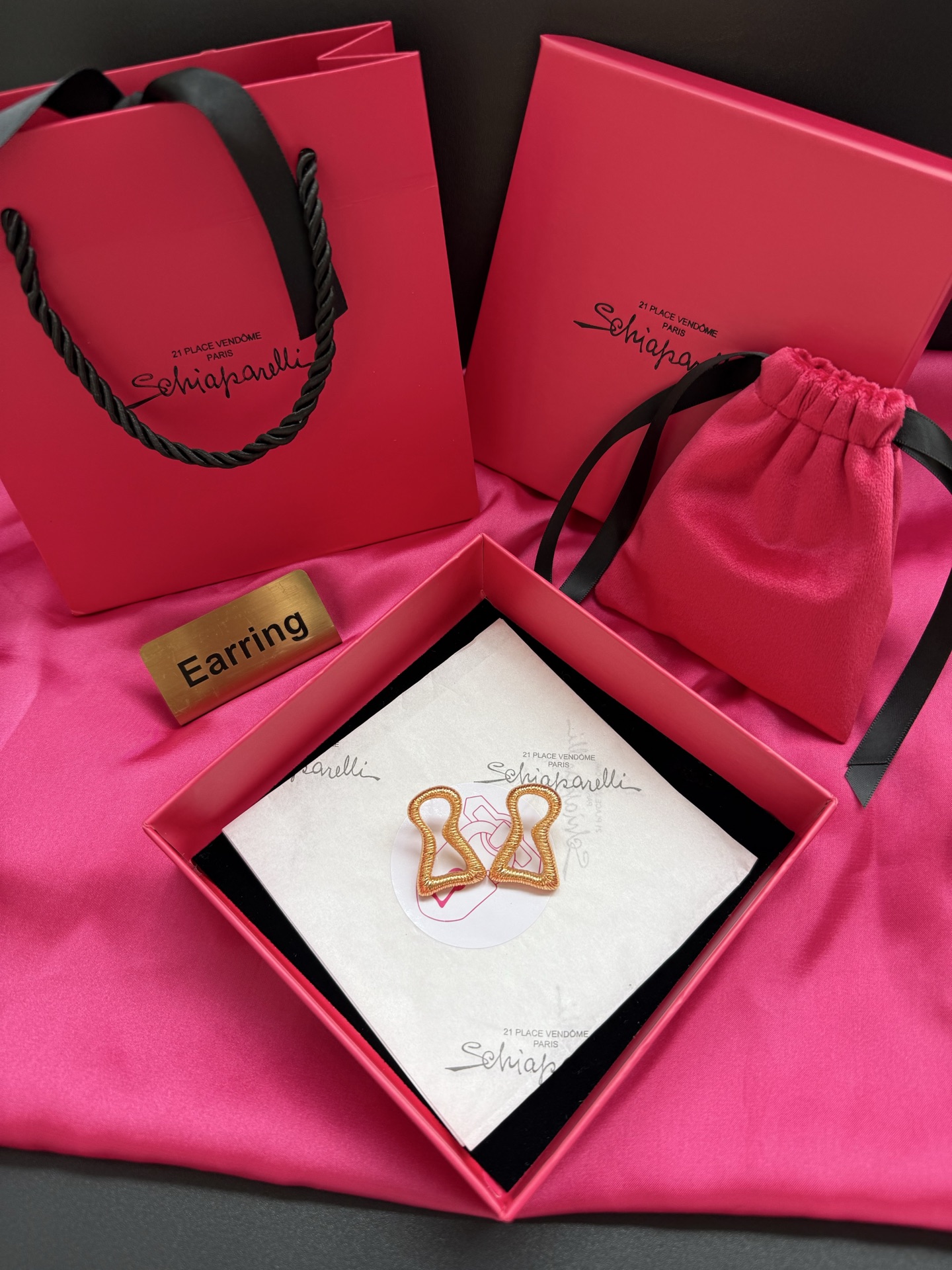 Серьги Schiaparelli