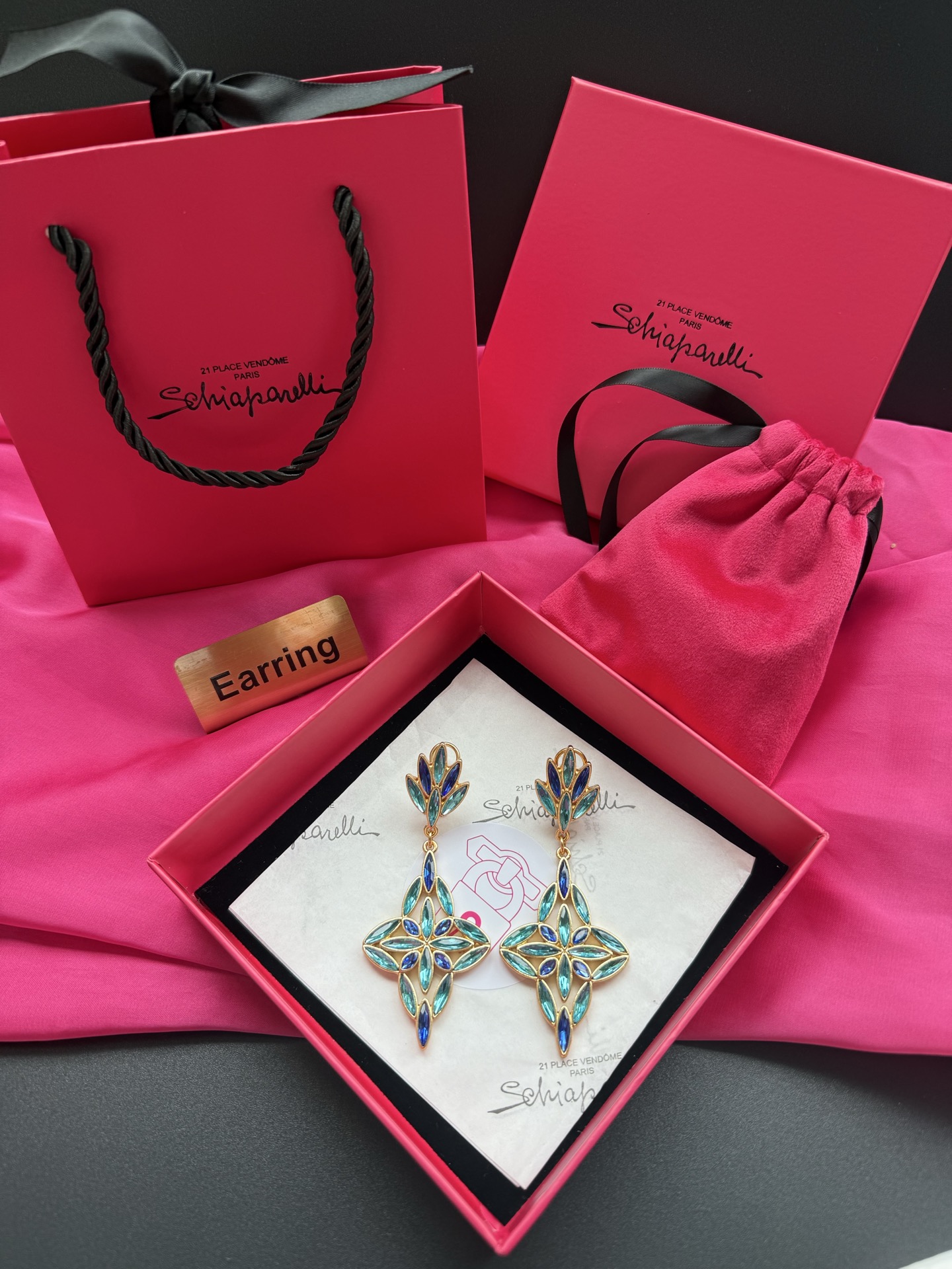 Серьги Schiaparelli