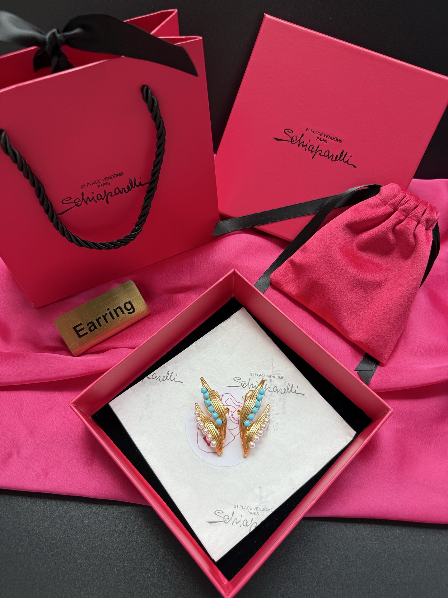 Серьги Schiaparelli