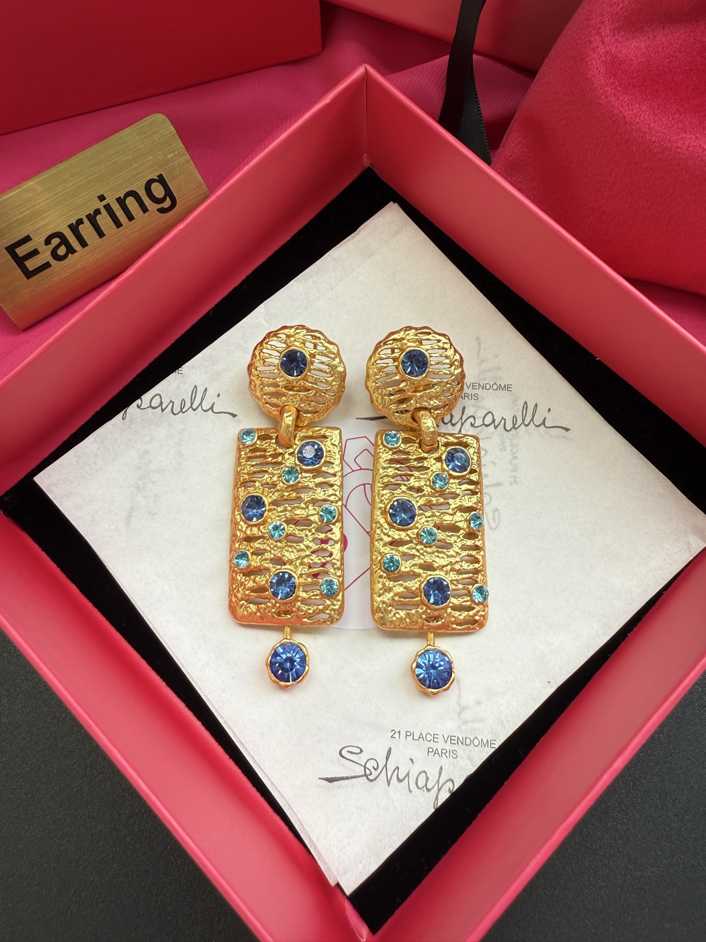 Серьги Schiaparelli
