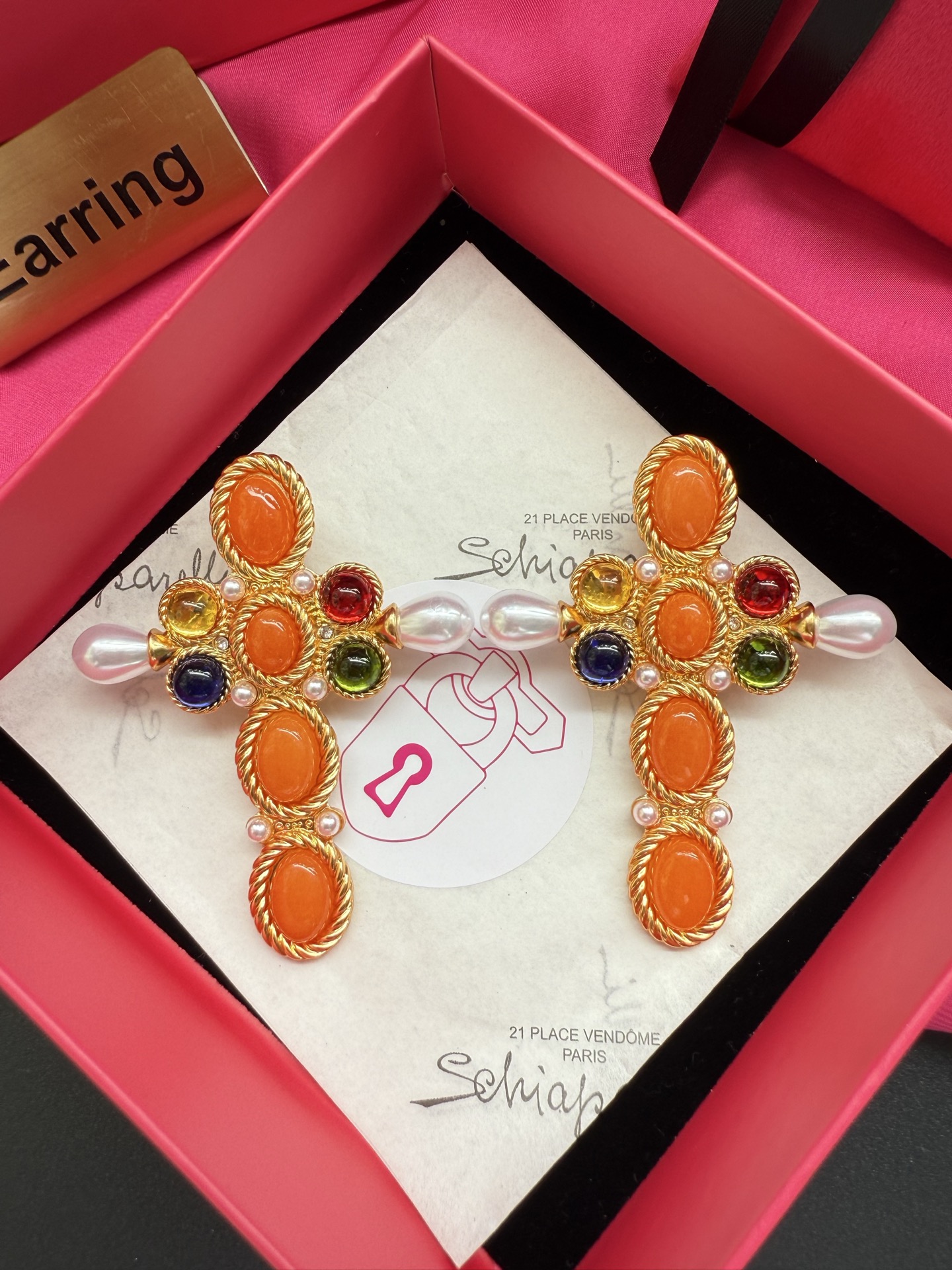 Серьги Schiaparelli