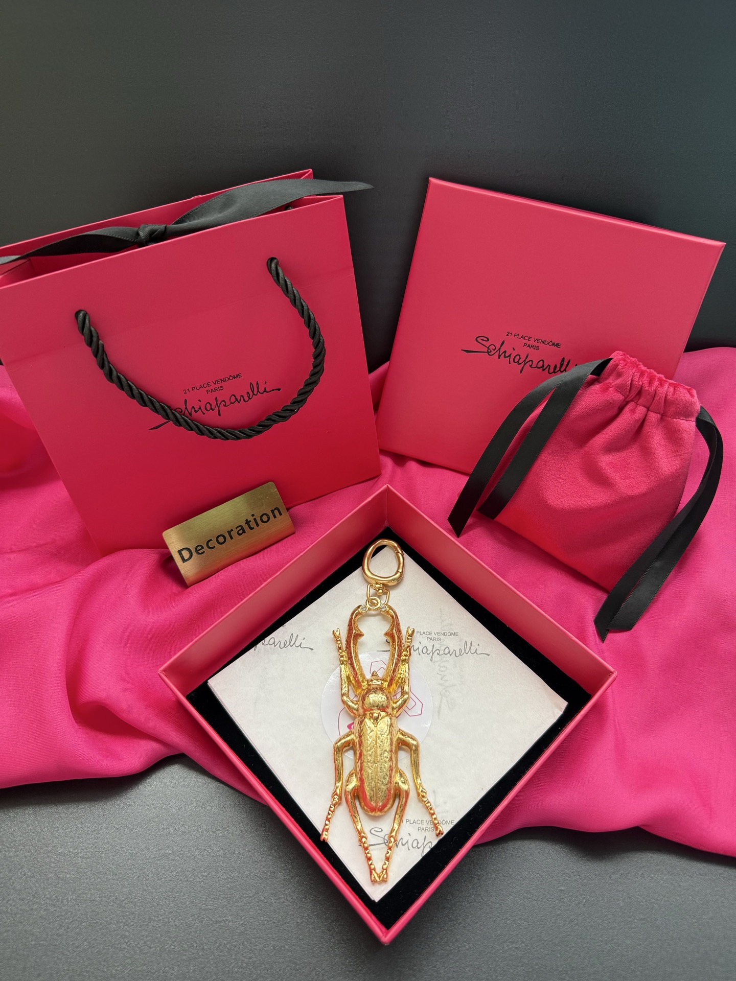 Подвеска в виде жука Schiaparelli
