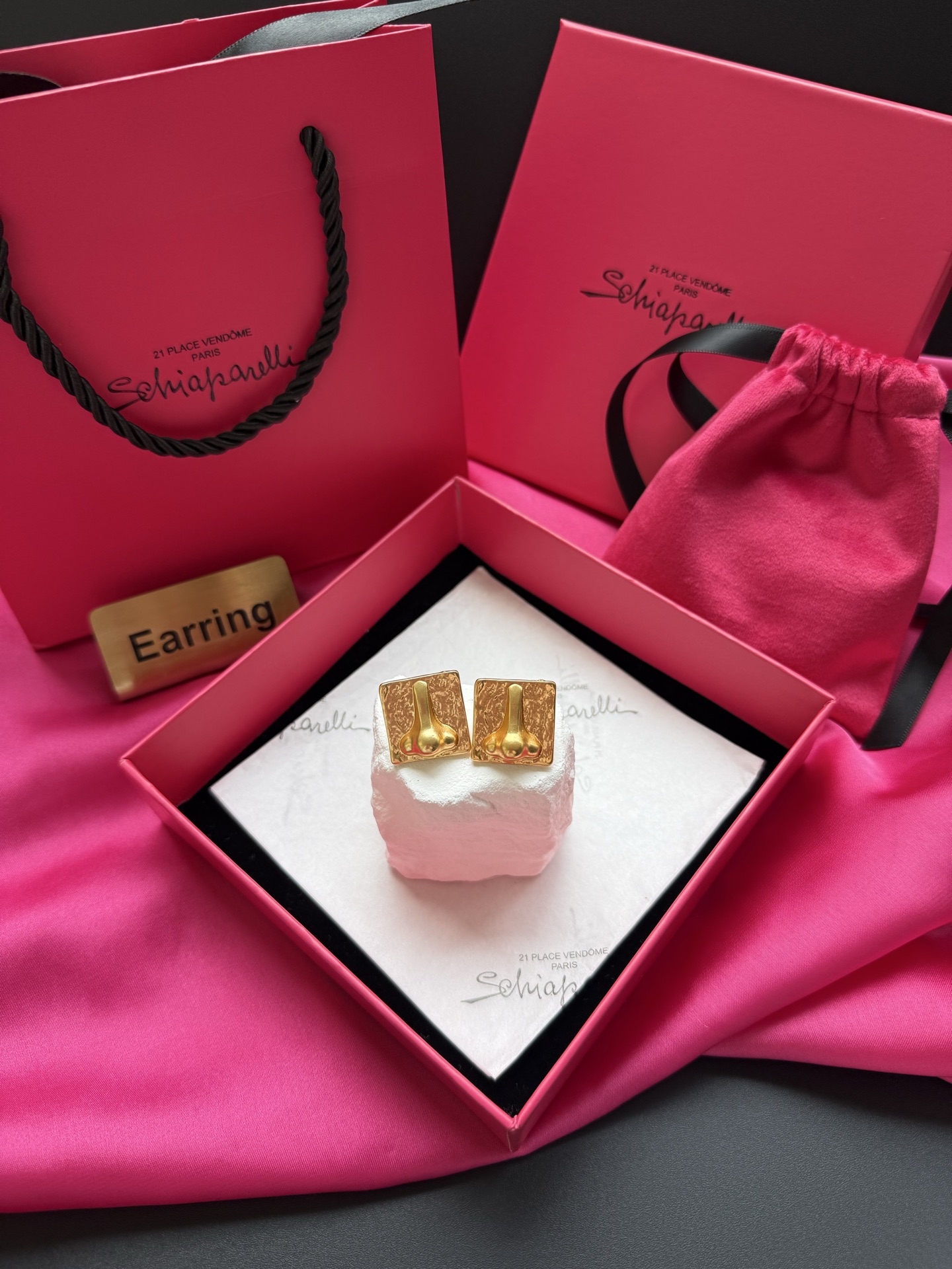 Серьги Schiaparelli
