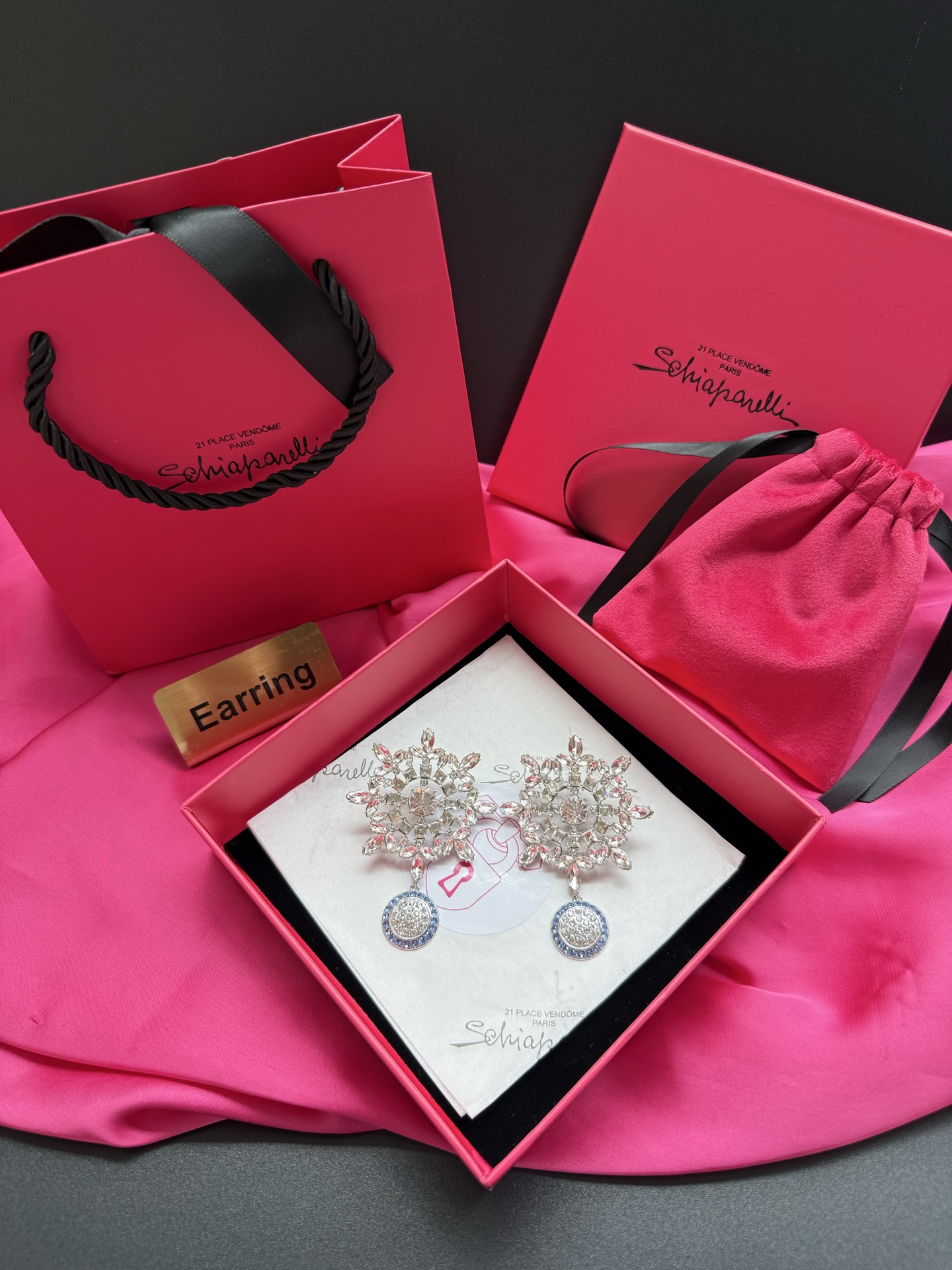 Серьги Schiaparelli