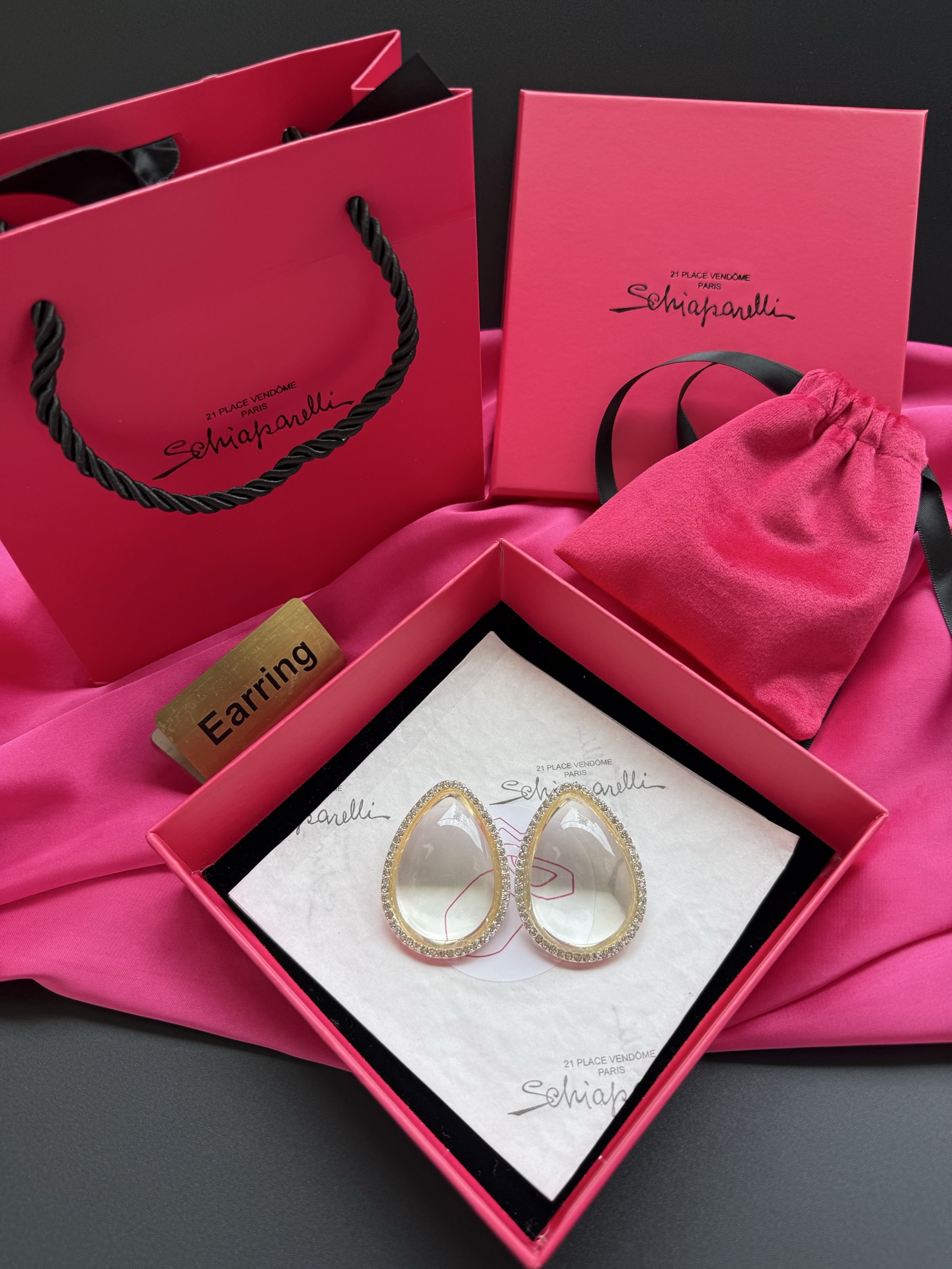 Серьги Schiaparelli
