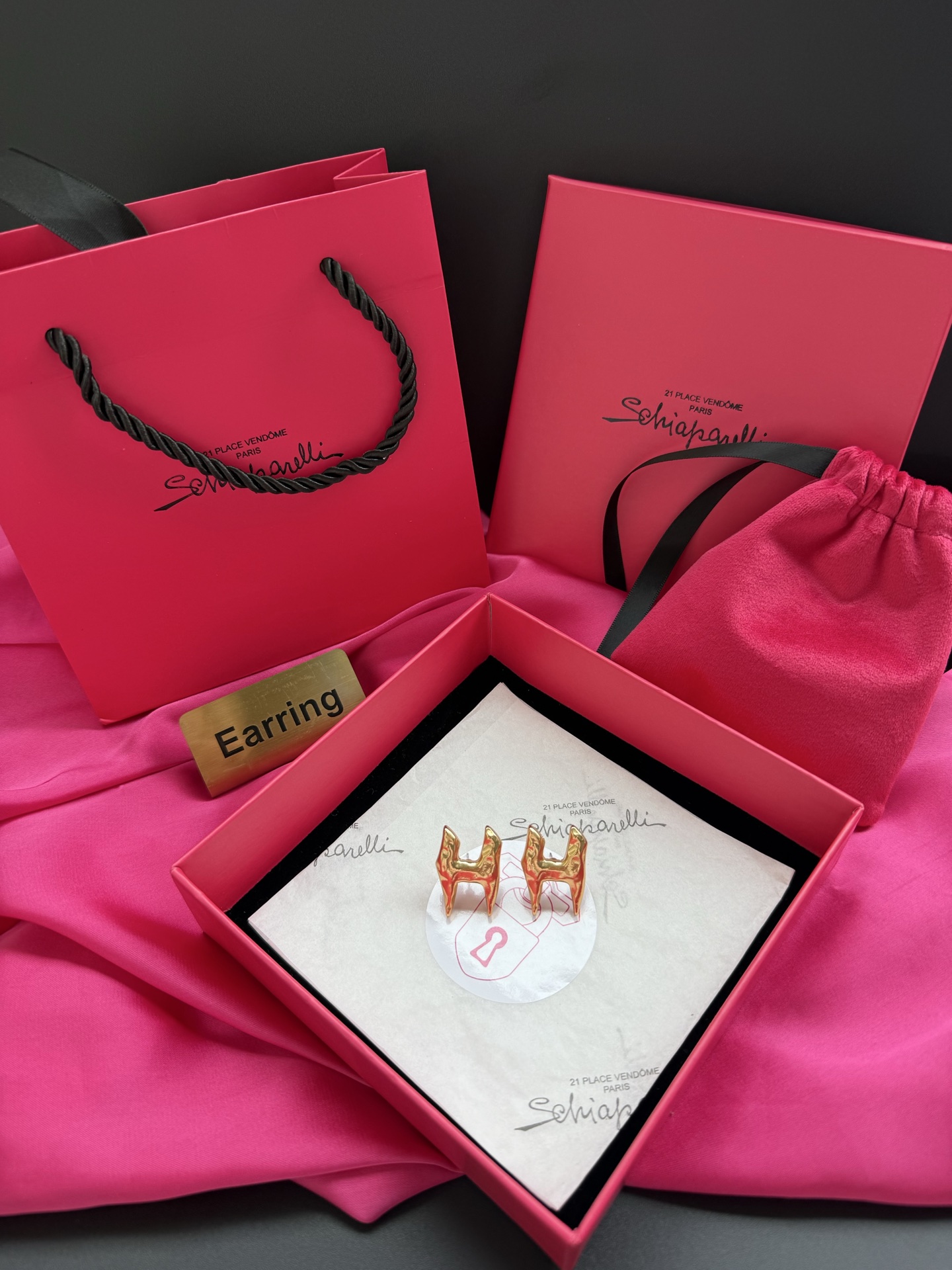 Серьги Schiaparelli