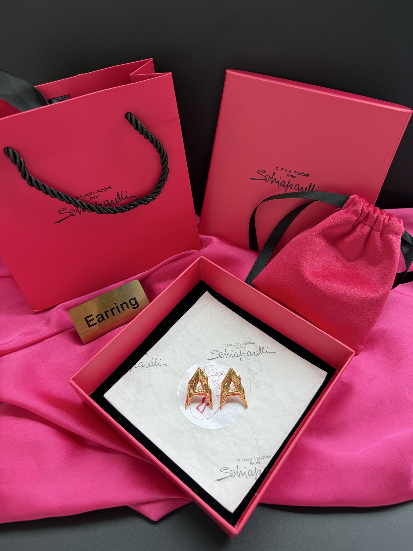 Серьги Schiaparelli