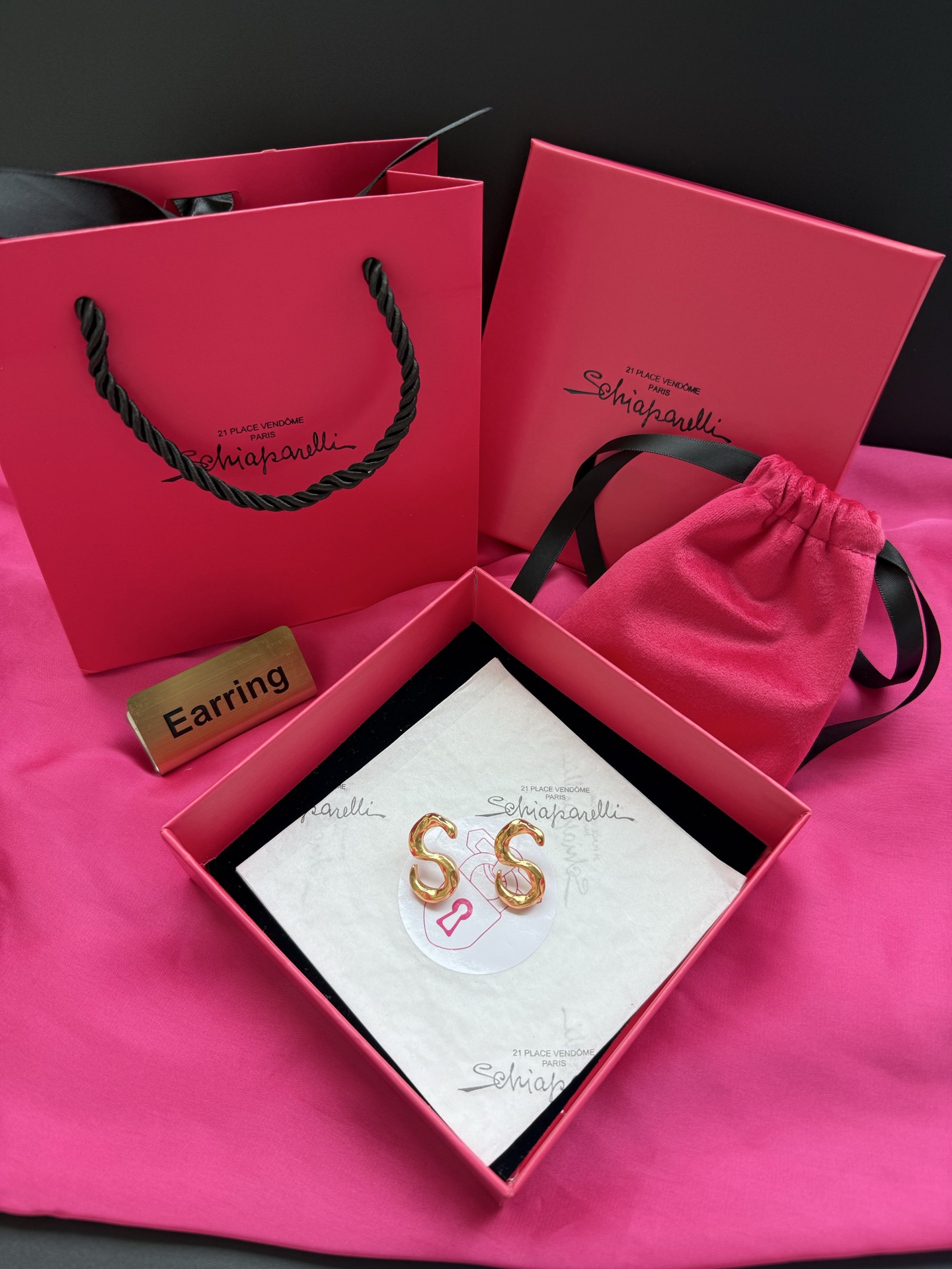 Серьги Schiaparelli