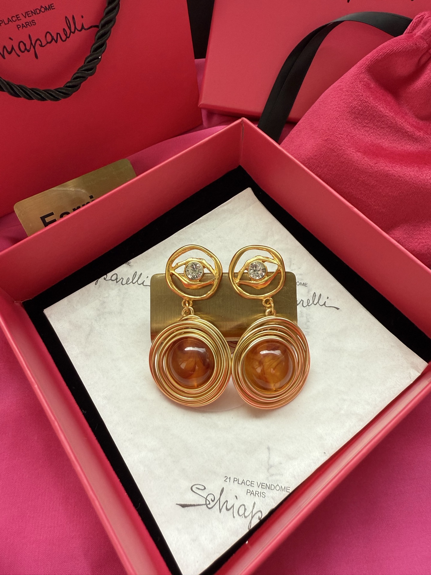 Серьги Schiaparelli
