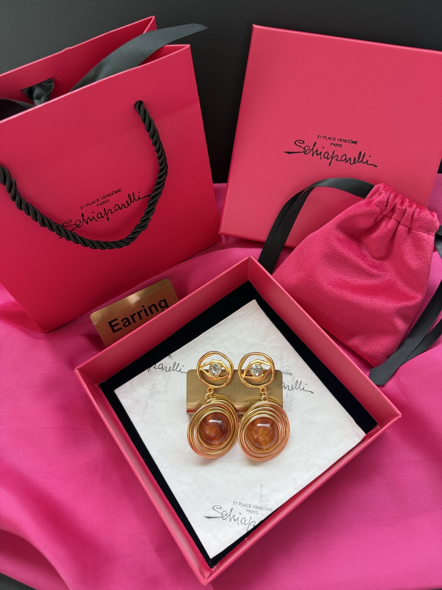Серьги Schiaparelli