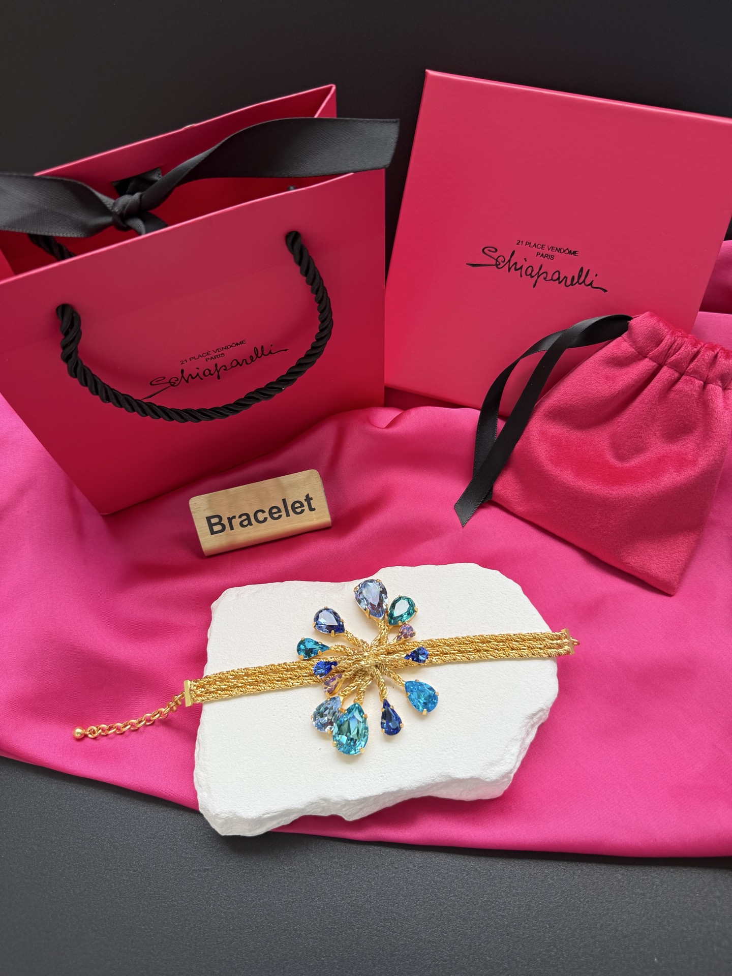 Браслет с кристаллами Schiaparelli