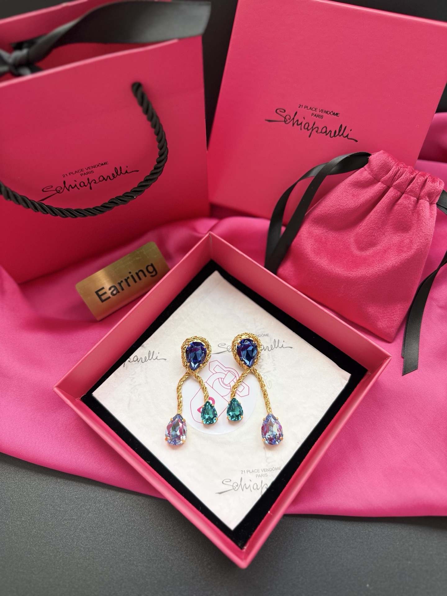 Серьги Schiaparelli