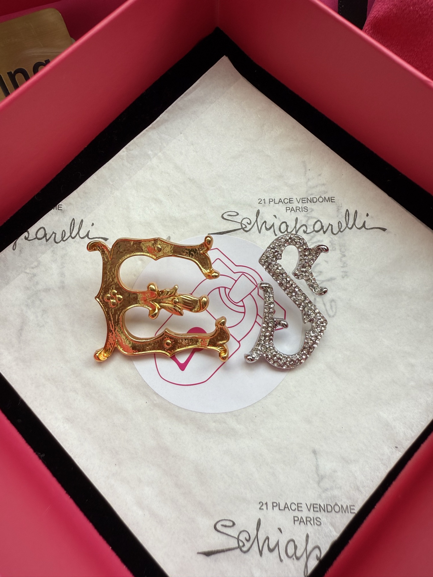 Серьги Schiaparelli