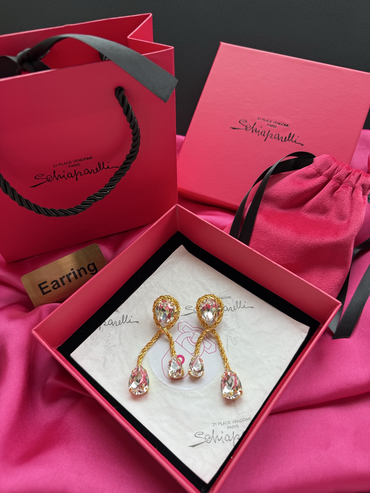 Серьги Schiaparelli