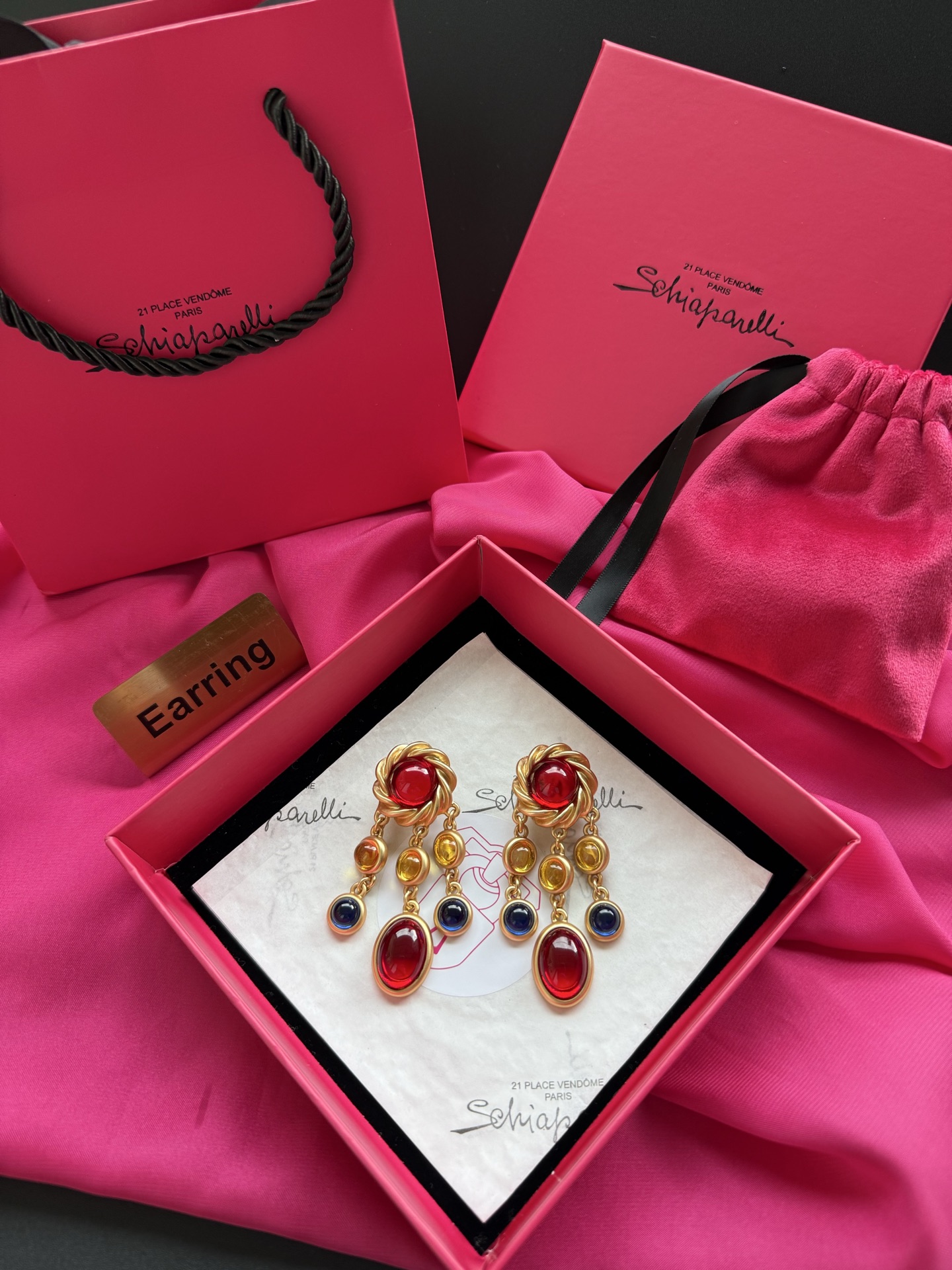 Серьги Schiaparelli