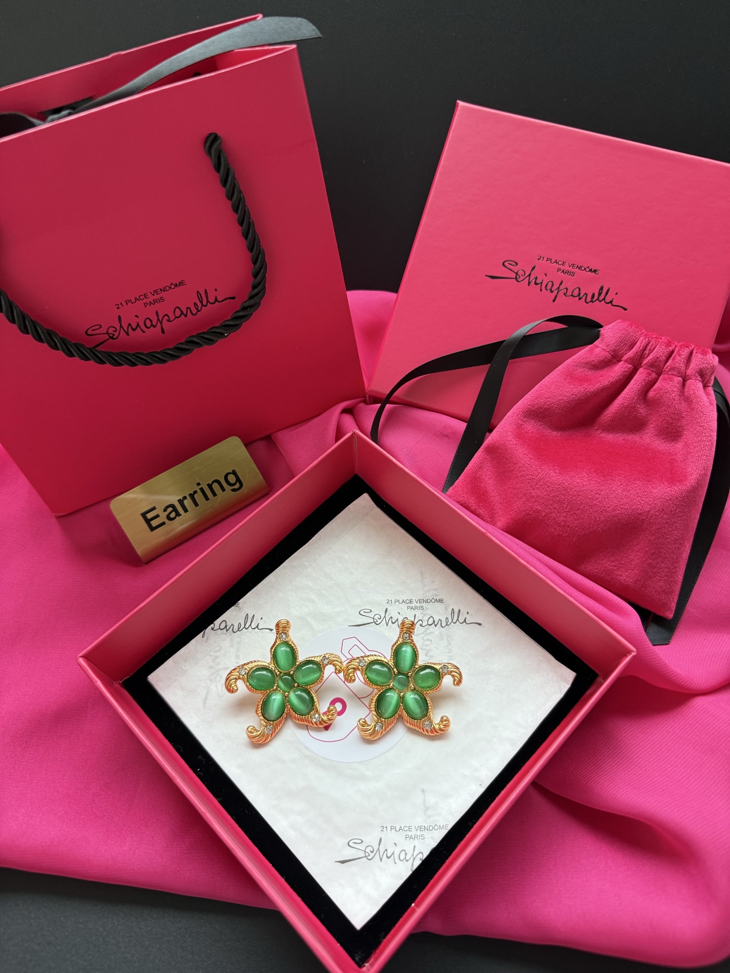 Серьги Schiaparelli