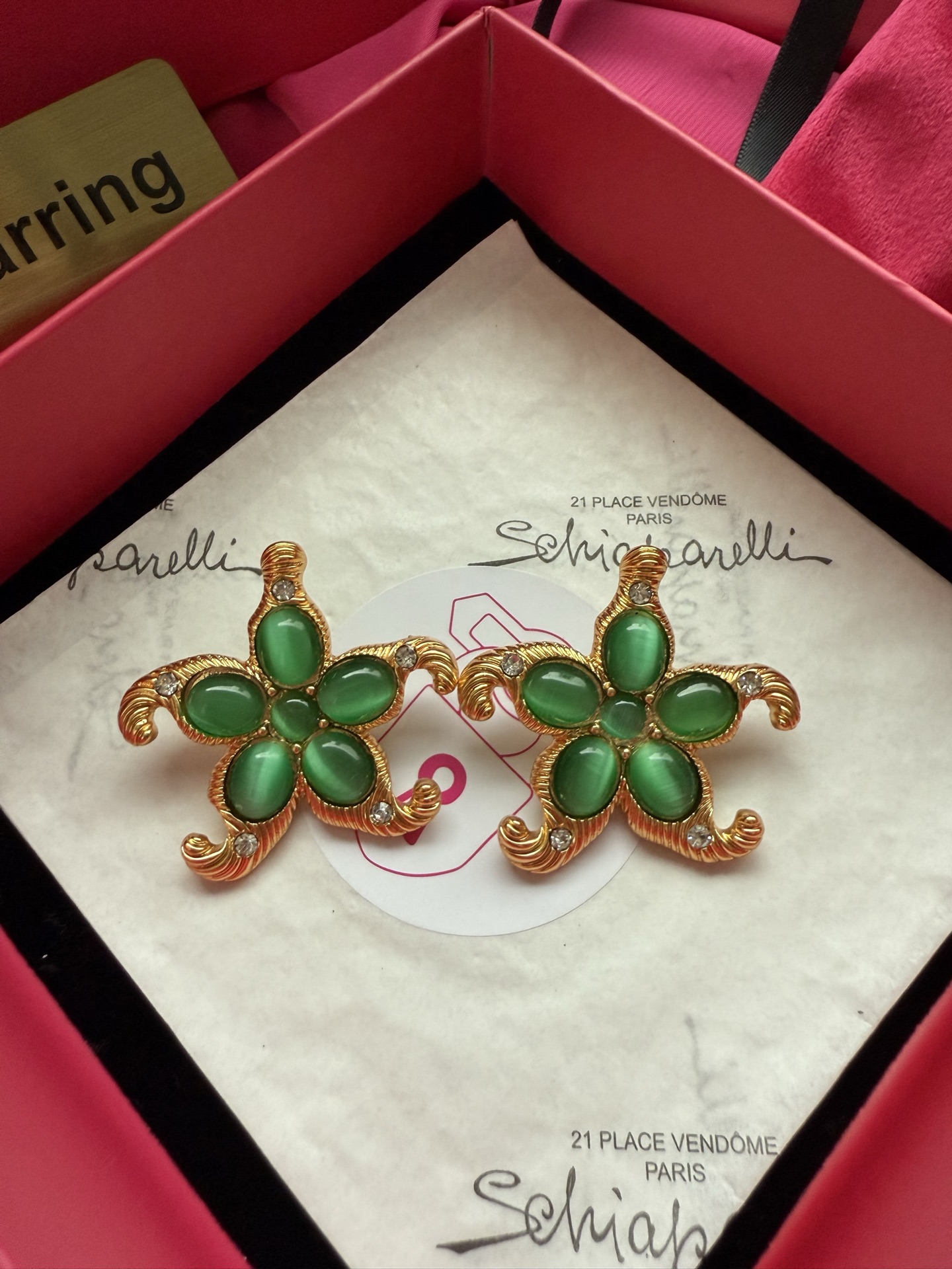Серьги Schiaparelli