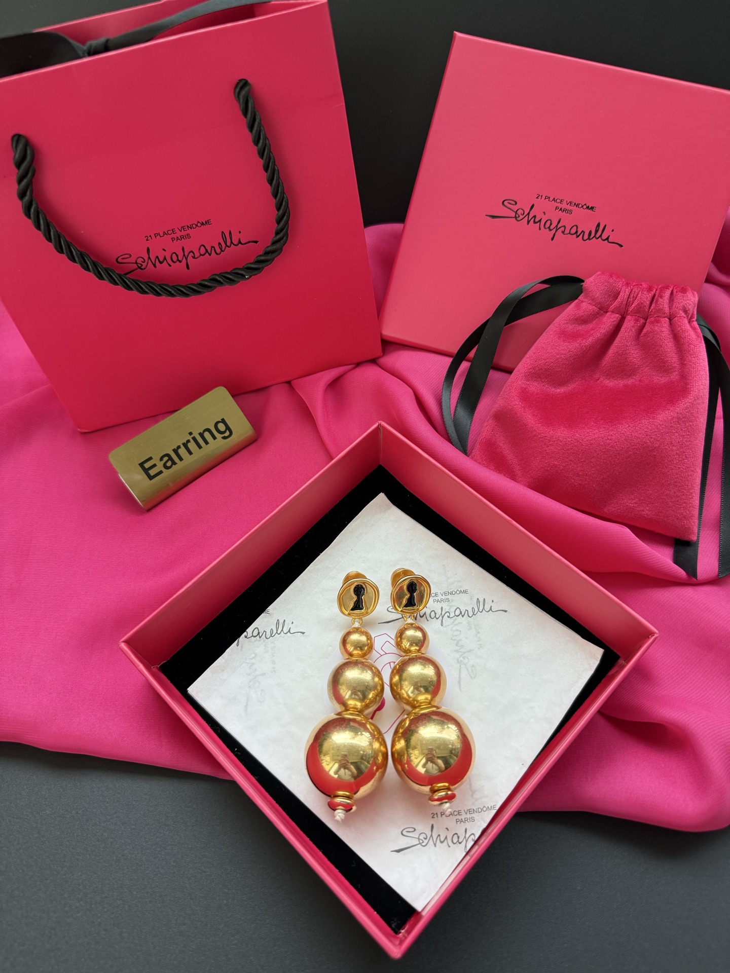 Серьги Schiaparelli