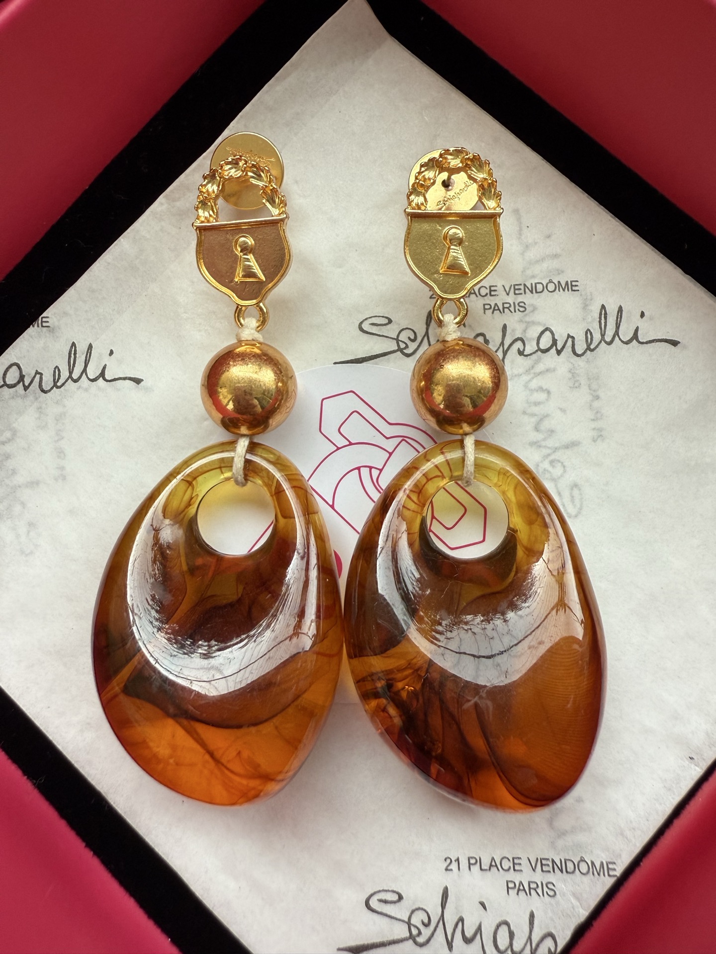 Серьги Schiaparelli