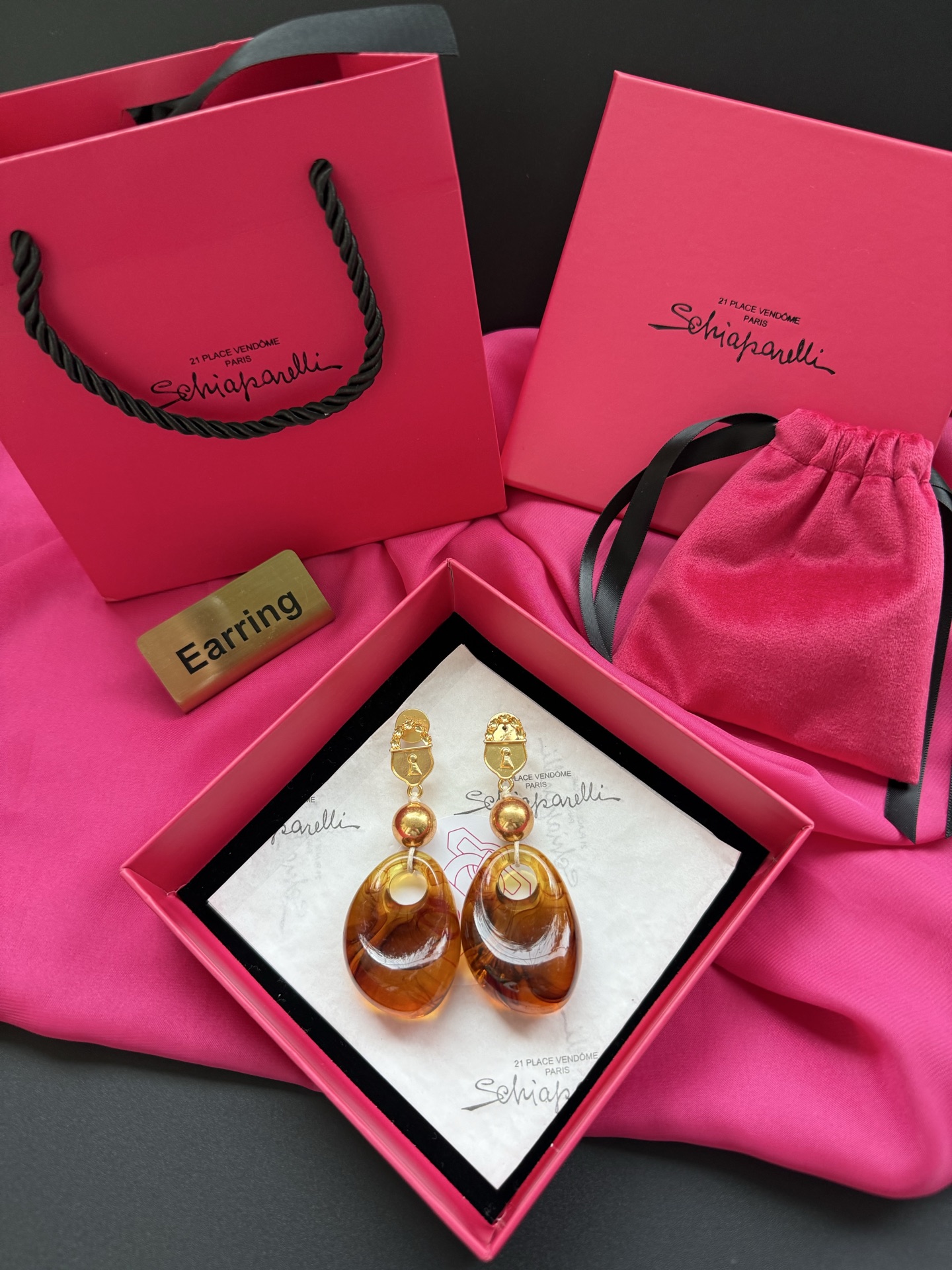 Серьги Schiaparelli