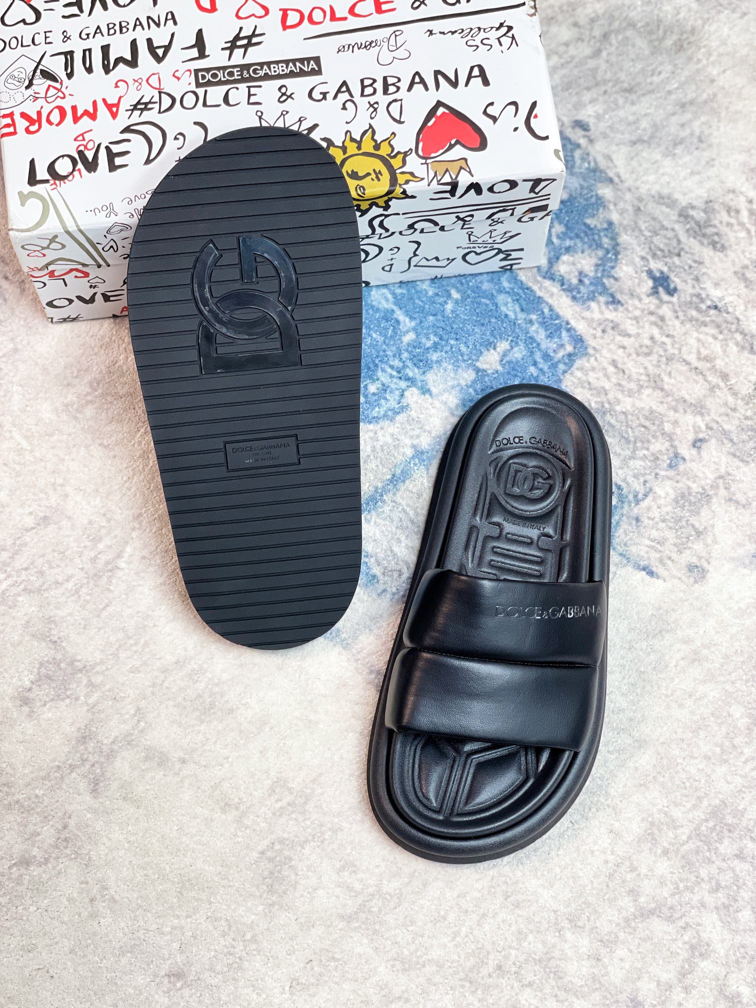 DG Dolce & Gabbana Calidad original 2024 Zapatillas de verano para hombre Dolce & Gabbana, boutique 