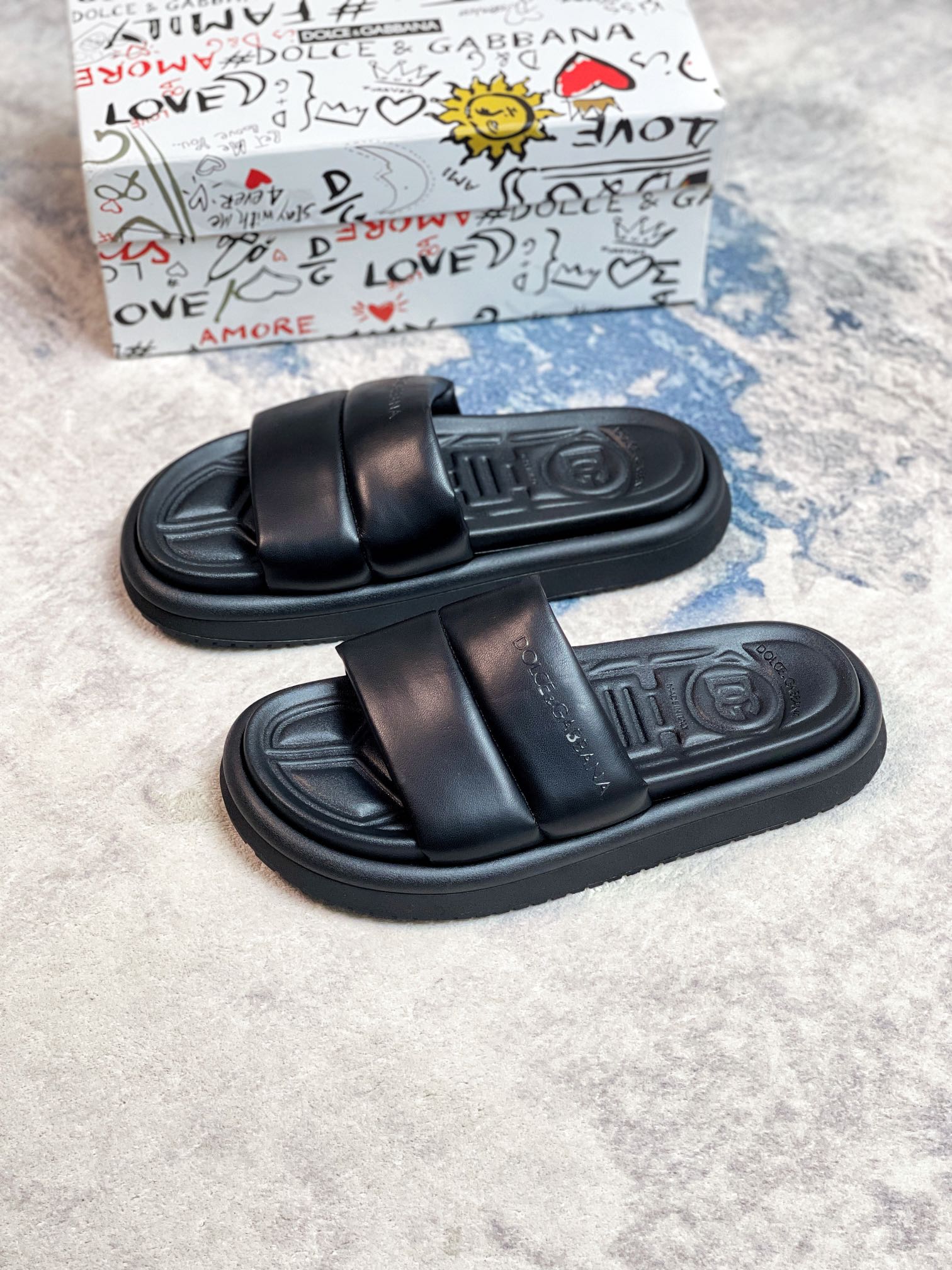 DG Dolce & Gabbana Calidad original 2024 Zapatillas de verano para hombre Dolce & Gabbana, boutique 