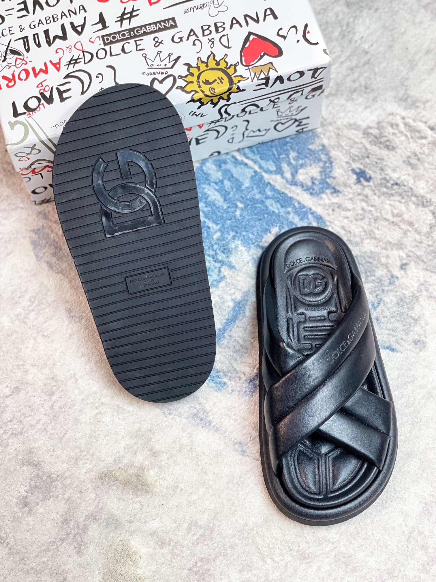 DG Dolce & Gabbana Calidad original 2024 Zapatillas de verano para hombre Dolce & Gabbana, boutique 