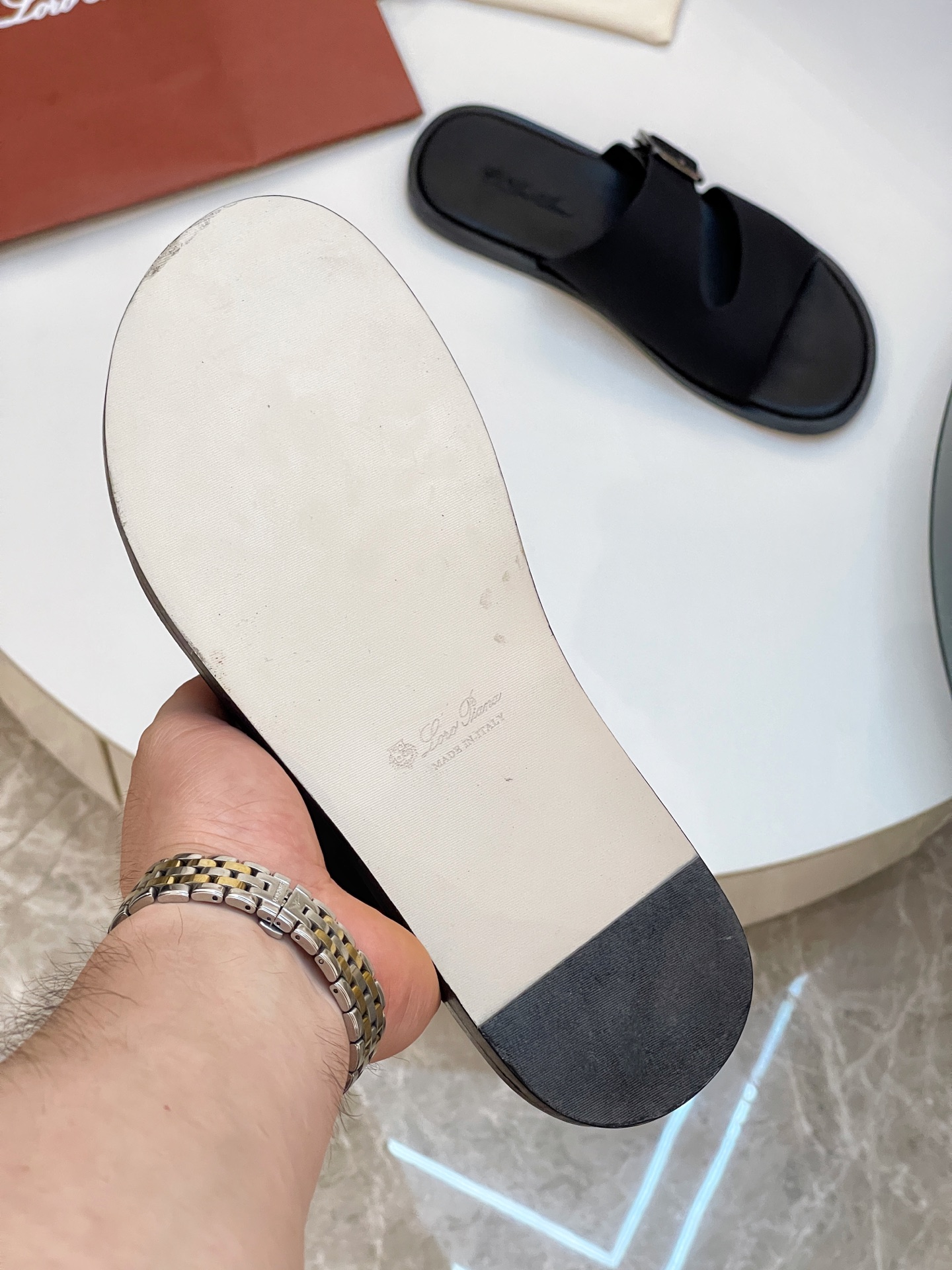 Loro Piana Men's Summer Buckle Sandals Italian Leather, Sizes 39-44 10 i1746550562849 1641 0 8