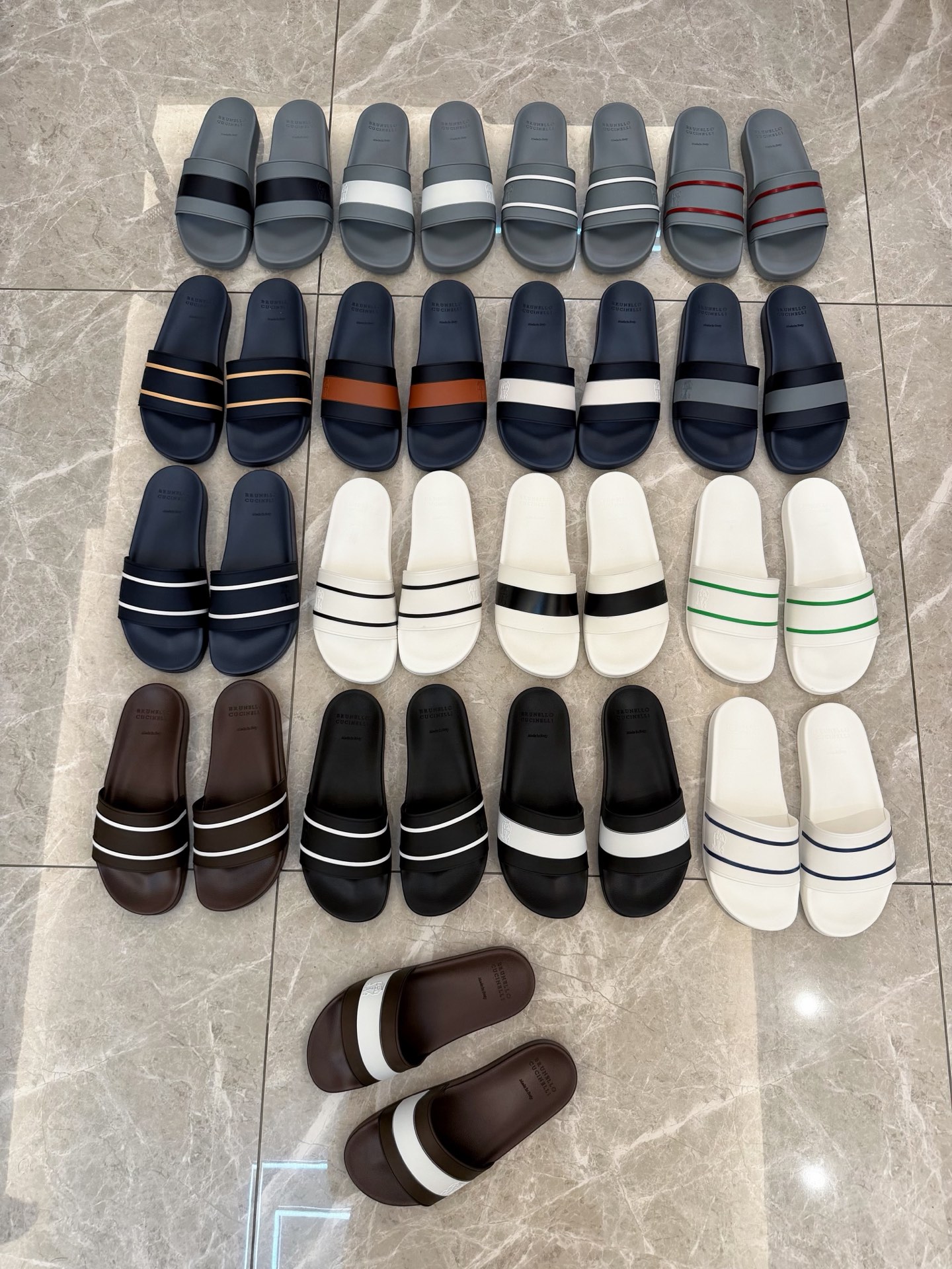 브루넬로쿠치넬리 남성용 캐주얼 슬리퍼 139930 썸네일 이미지