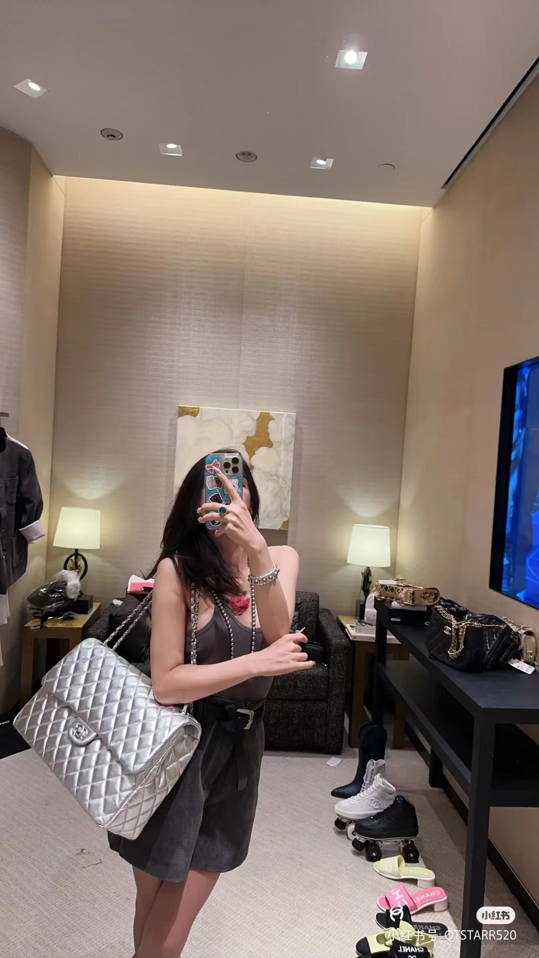 CHANEL 24C extra large CF airport bag