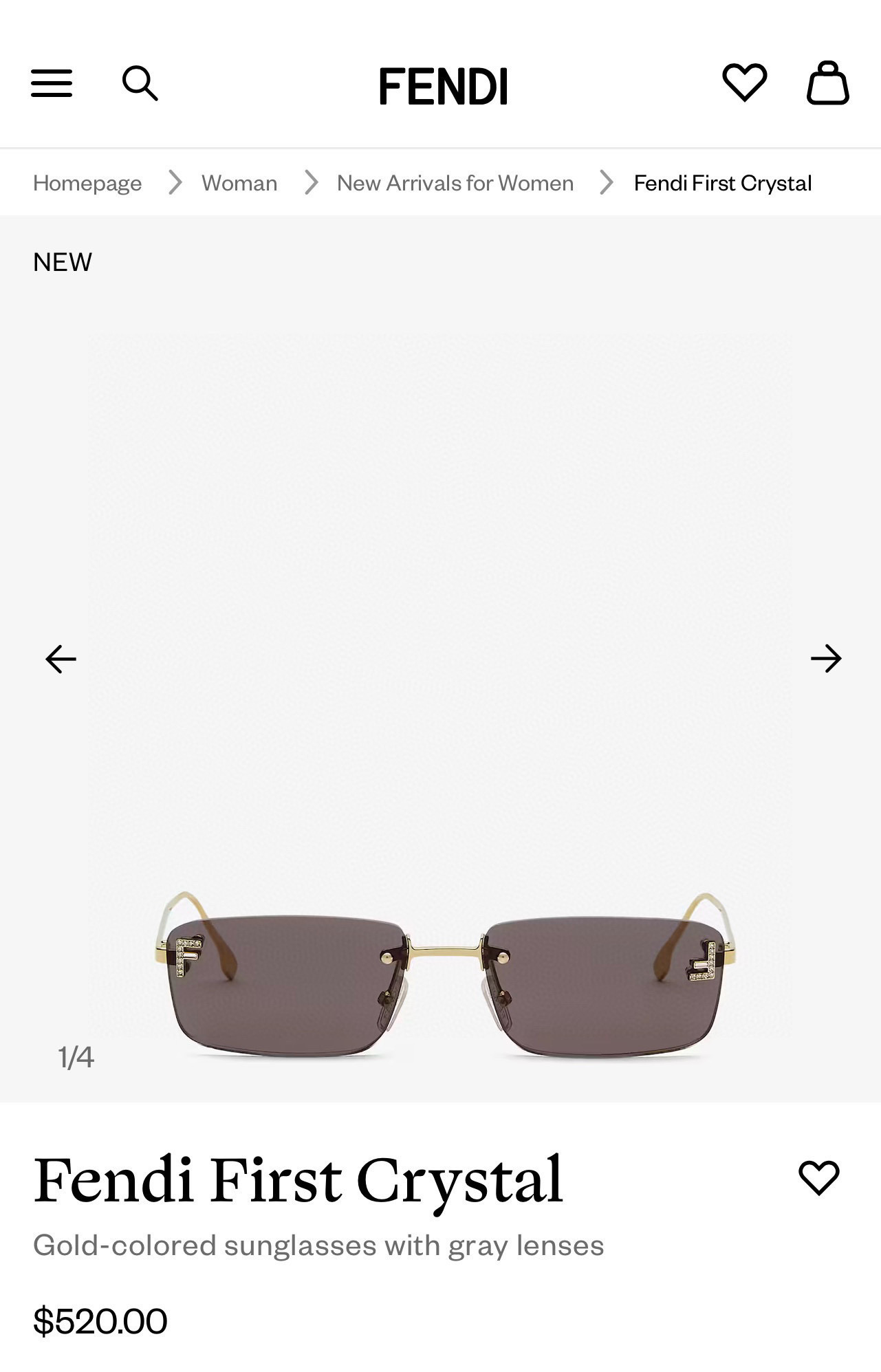 펜디 선글라스 74272 Fendi Sunglasses 이미지 2