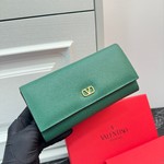 Valentino Wallet Black Blue Green Pink Red Sky Yellow Cowhide
