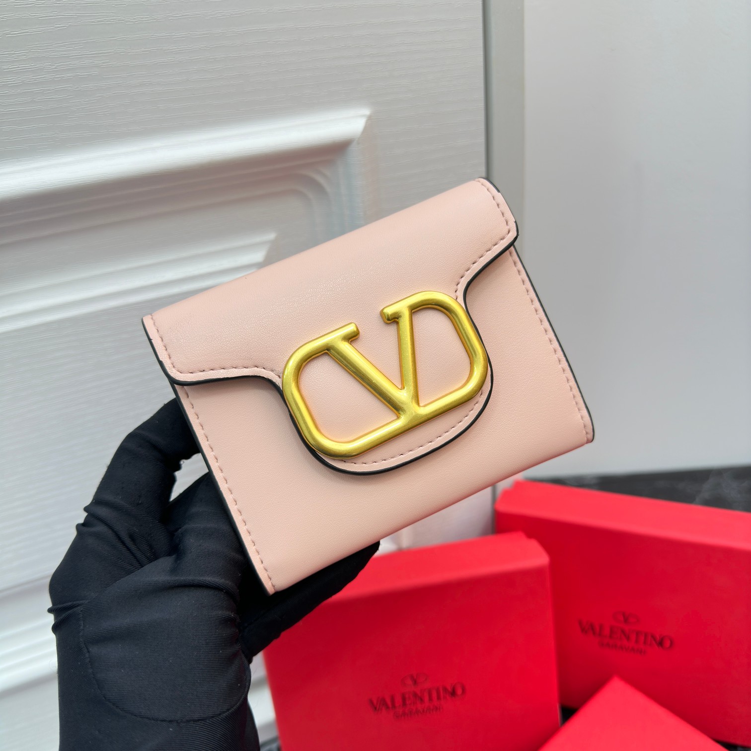 Valentino Wallet Black Blue Green Pink Red Sky Yellow Cowhide
