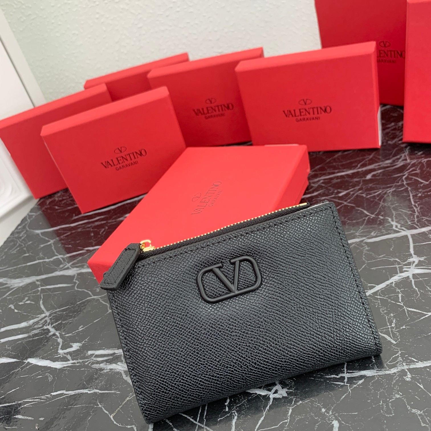 Valentino Wallet Black Blue Green Pink Red Sky Yellow Cowhide