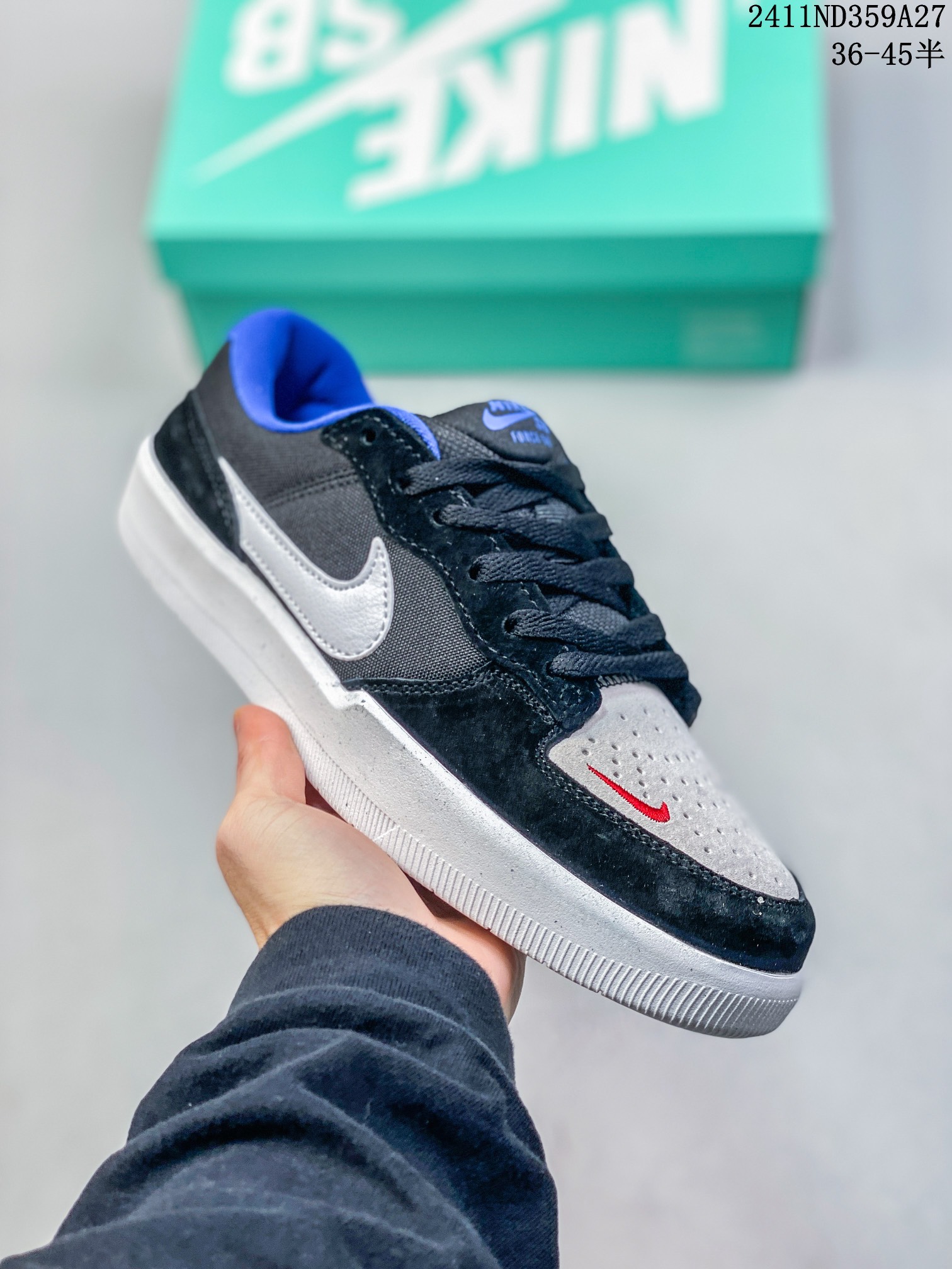 💰90 ID:xnm Nike/耐克 采用翻毛皮革与帆布材质鞋面，外置耐磨橡胶外底❗️下一双街头利器，全新耐克Nike SB Force 58"Pink Salt"SB空军58系列低帮休闲运动滑板板鞋 CZ2959 类型：男女鞋 码数：36 36.5 37.5 38 38.5 39 40 40.5 41 42 42.5 43 44 45