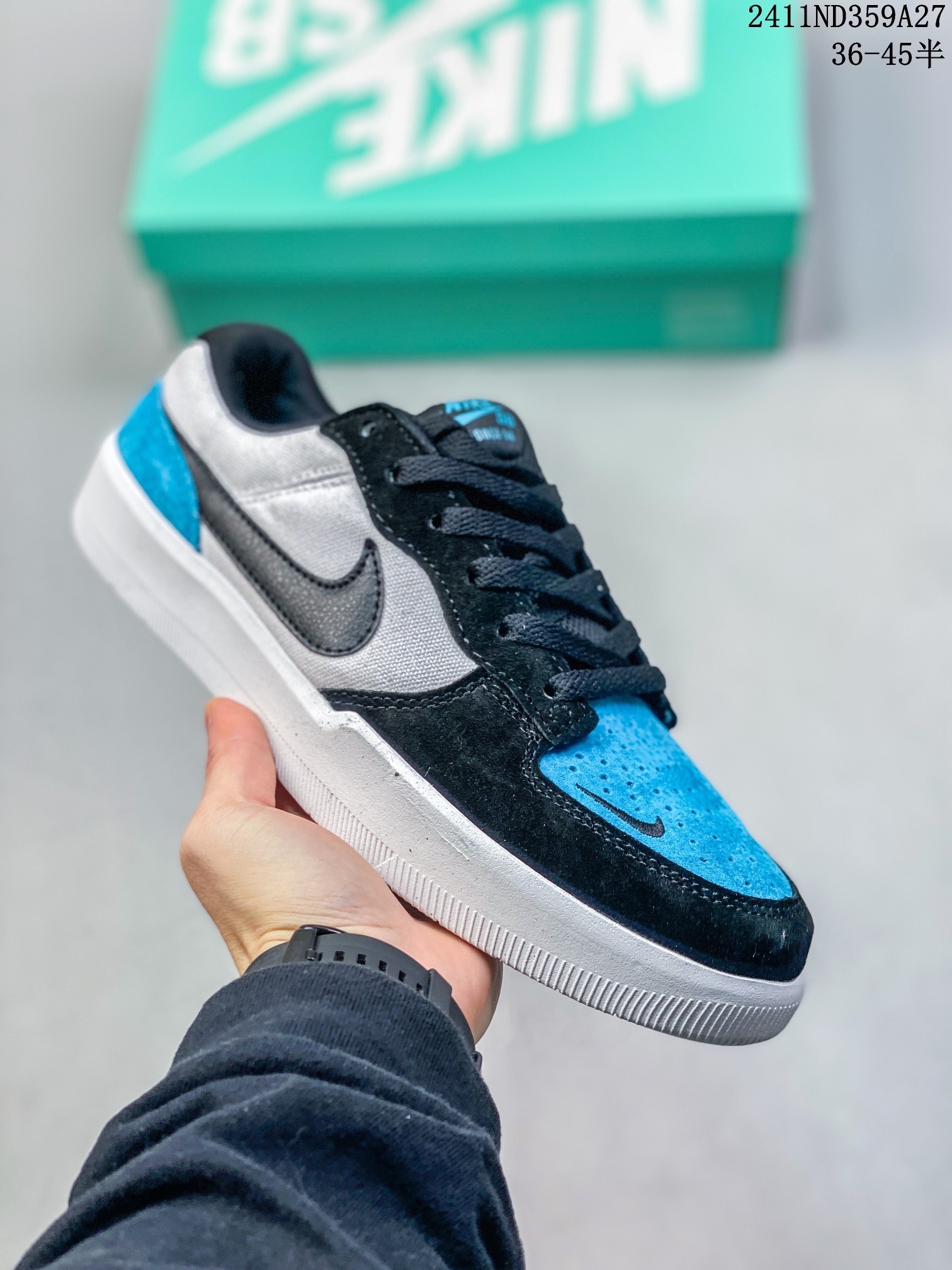 🈴💰90 ID:xnm Nike/耐克 采用翻毛皮革与帆布材质鞋面，外置耐磨橡胶外底❗️下一双街头利器，全新耐克Nike SB Force 58"Pink Salt"SB空军58系列低帮休闲运动滑板板鞋 CZ2959 类型：男女鞋 码数：36 36.5 37.5 38 38.5 39 40 40.5 41 42 42.5 43 44 45