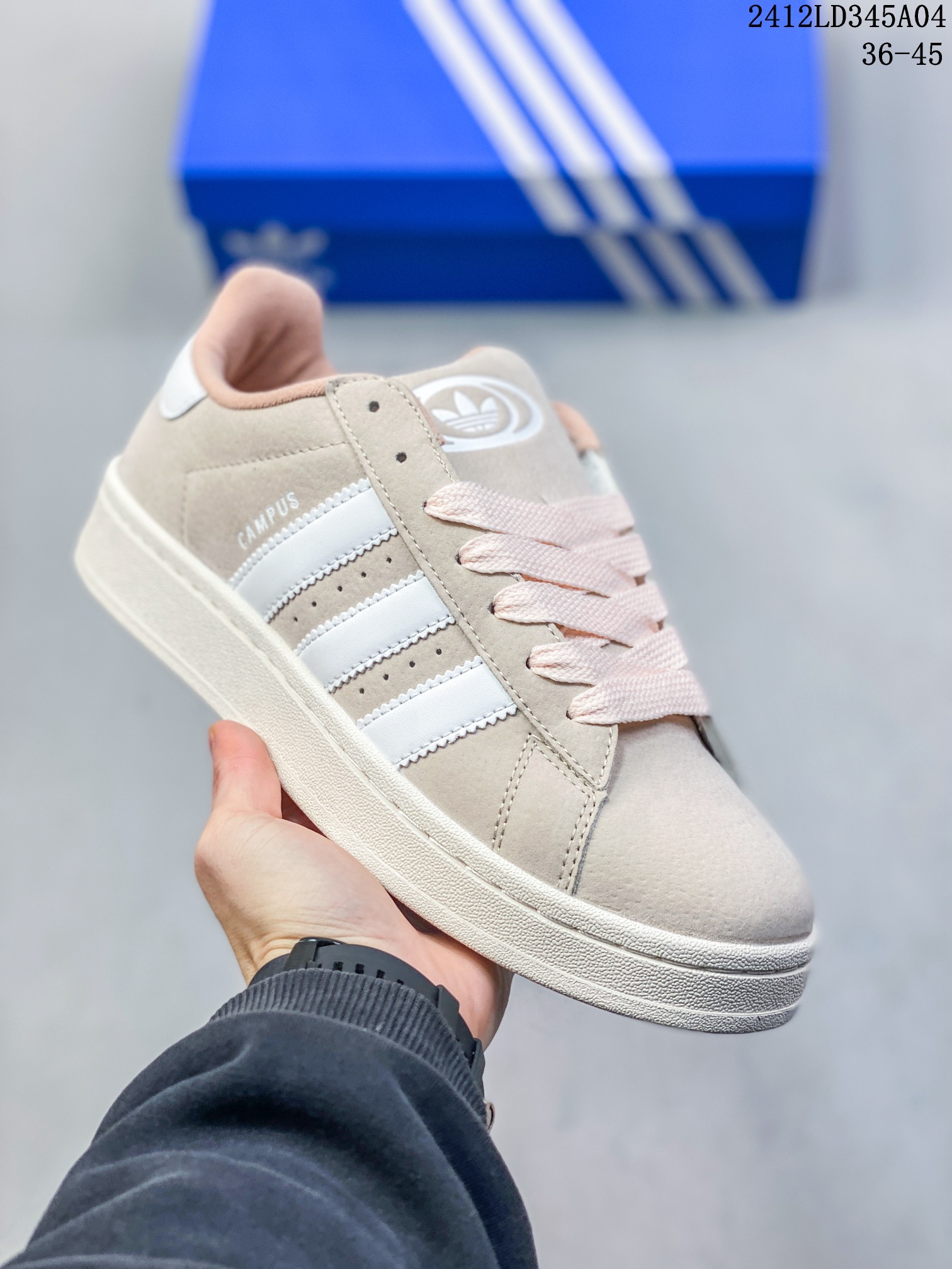 ID:xnm 双十二福利特价得️ 带半码 阿迪达斯 Adidas Campus 00s 复古潮流休闲面包鞋 半 36-40半