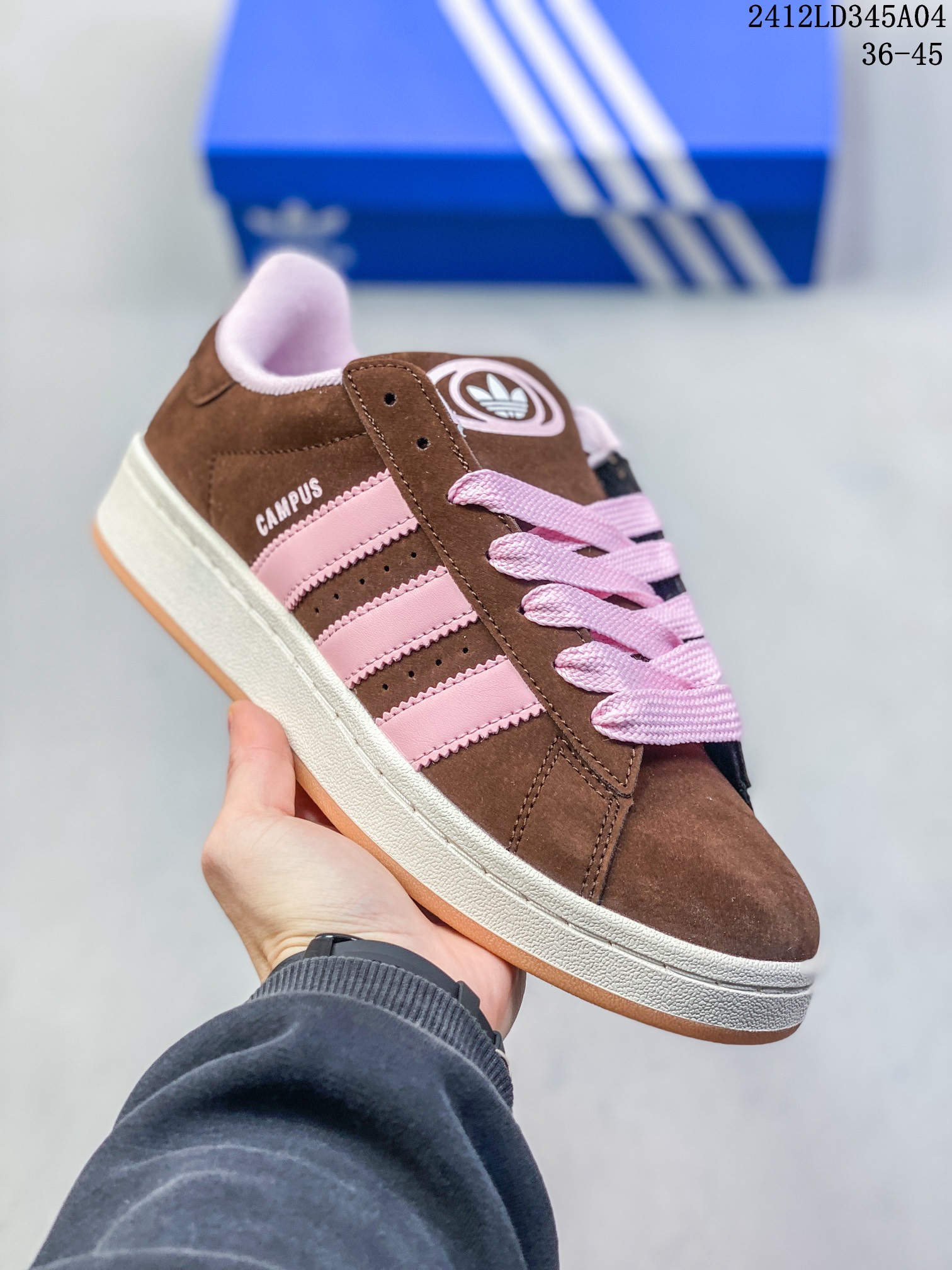 ID:xnm 双十二福利特价得️ 带半码 阿迪达斯 Adidas Campus 00s 复古潮流休闲面包鞋 半 36-40半