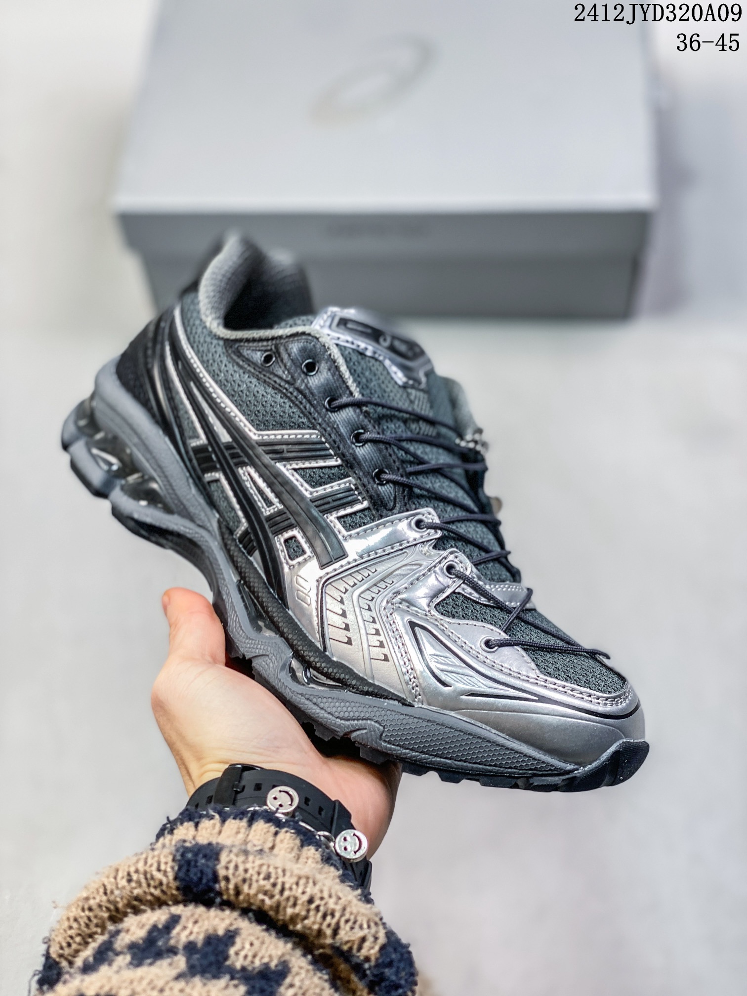 公司级ASICS/亚瑟士 透气网眼鞋面配合部分合成革材质 采用全新AHAR+橡胶材质,更加耐磨❗️日本专业跑鞋品牌·ASICS/亚瑟士 GEL-KAYANO 14 户外越野休闲运动跑步鞋. Size:如图所示 12JYD320A09