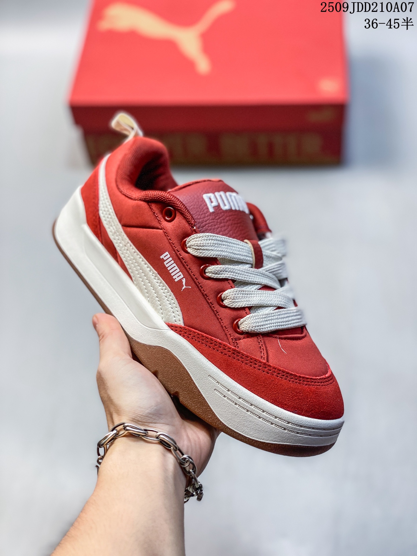 💰100
PUMA彪马2025秋季新款男女同款复古休闲鞋 PARK LIFESTYLE 397495
尺码：如图
编码：09JDD210A07