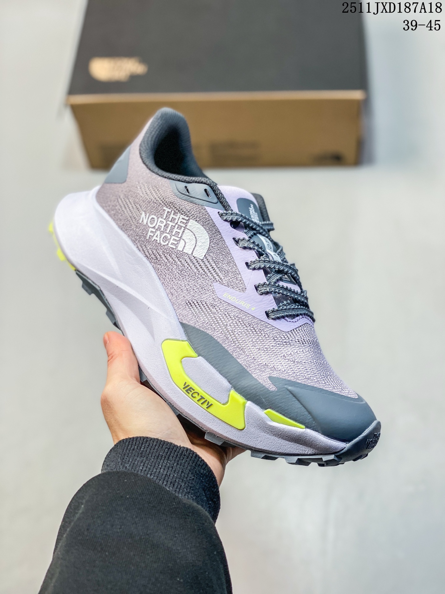 公司级✅北面THE NORTH FACE VECTIV ENDURIS 4 柔软舒适防滑耐磨 低帮 越野跑步鞋 货号:NS97R03C ID:JKD129-AJE 11JXD187A18