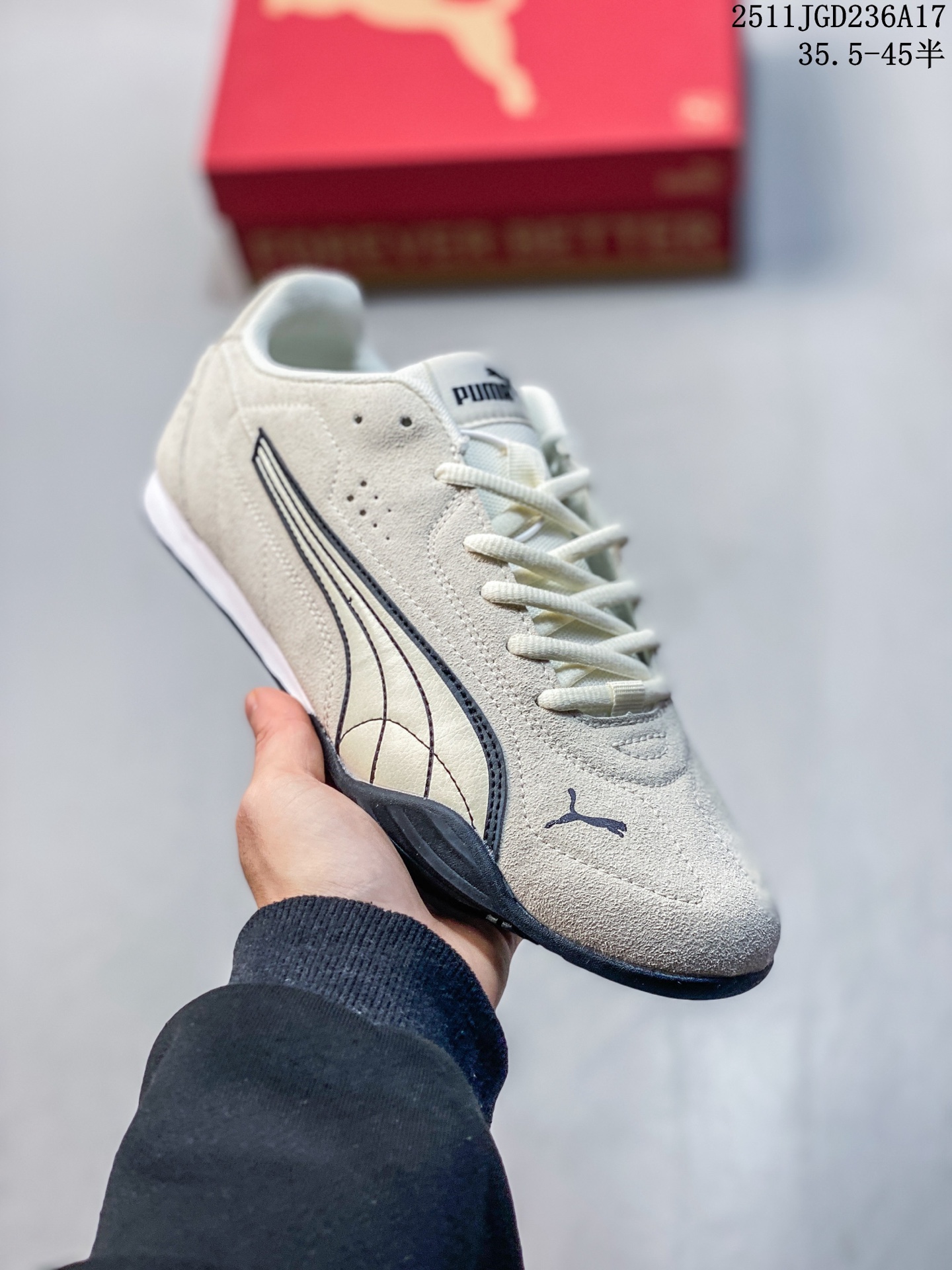 💰140 公司级✅Puma Catch Soleil SD 彪马 舒适防滑 低帮休闲德训薄底鞋 货号:402681-04 尺码:35.5 36 37 37.5 38 38.5 39 40 40.5 41 42 42.5 43 44 45 ID:JZD101-AJS 11JGD236A17