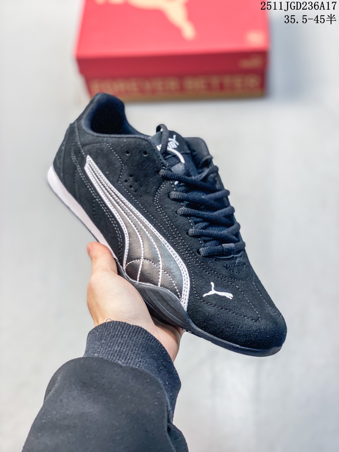 💰140 公司级✅Puma Catch Soleil SD 彪马 舒适防滑 低帮休闲德训薄底鞋 货号:402681-04 尺码:35.5 36 37 37.5 38 38.5 39 40 40.5 41 42 42.5 43 44 45 ID:JZD101-AJS 11JGD236A17