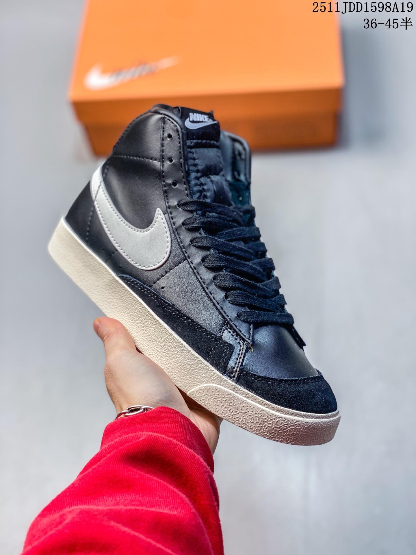 💰120
耐克Nike Blazer Mid Vintage "Lucid Green"1977 QS经典开拓者高帮百搭休闲运动板鞋 唯一采用同源一致荔枝纹牛培皮革鞋面材质 韩国进口环保绿吸附性中底布❗
货号：DD1847-101
尺码:36 36.5 37.5 38 38.5 39 40
11JDD1598A19