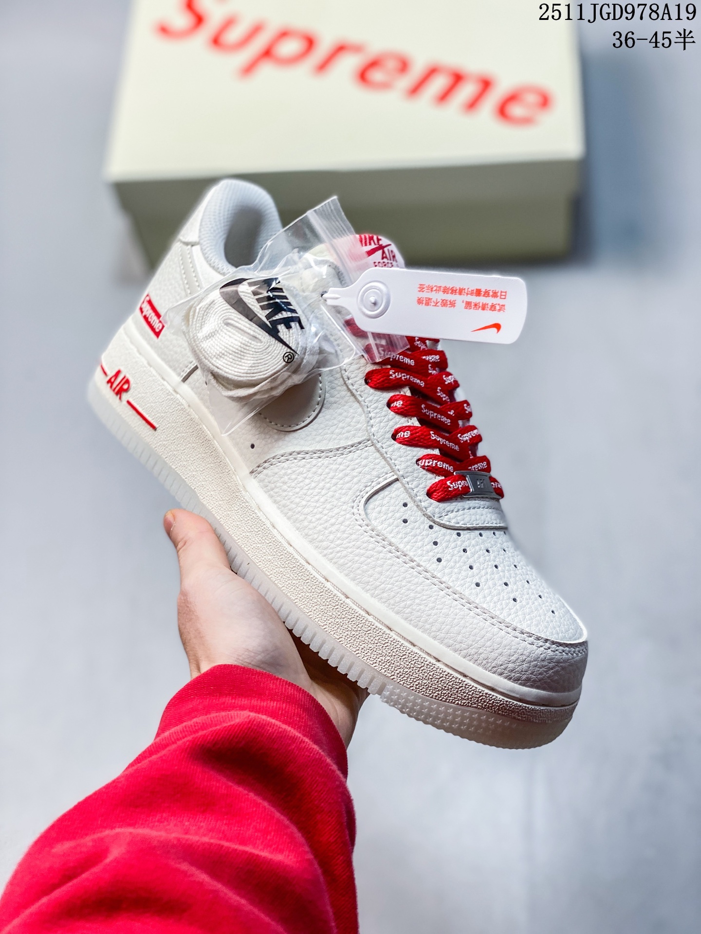 💰140
真标✅耐克Nike AIR FORCE 1’07 LV8 空军一号低帮百搭休闲运动板鞋。柔软、弹性十足的缓震性能和出色的中底设计,横跨复古与现代的外型结合,造就出风靡全球三十多年的Force 1。
货号:SU0220-001
尺码:36 36.5 37.5 38 38.5 39 40 40.5 41 42 42.5 43 44 45
ID:JZD534-AZD
11JGD978A19
