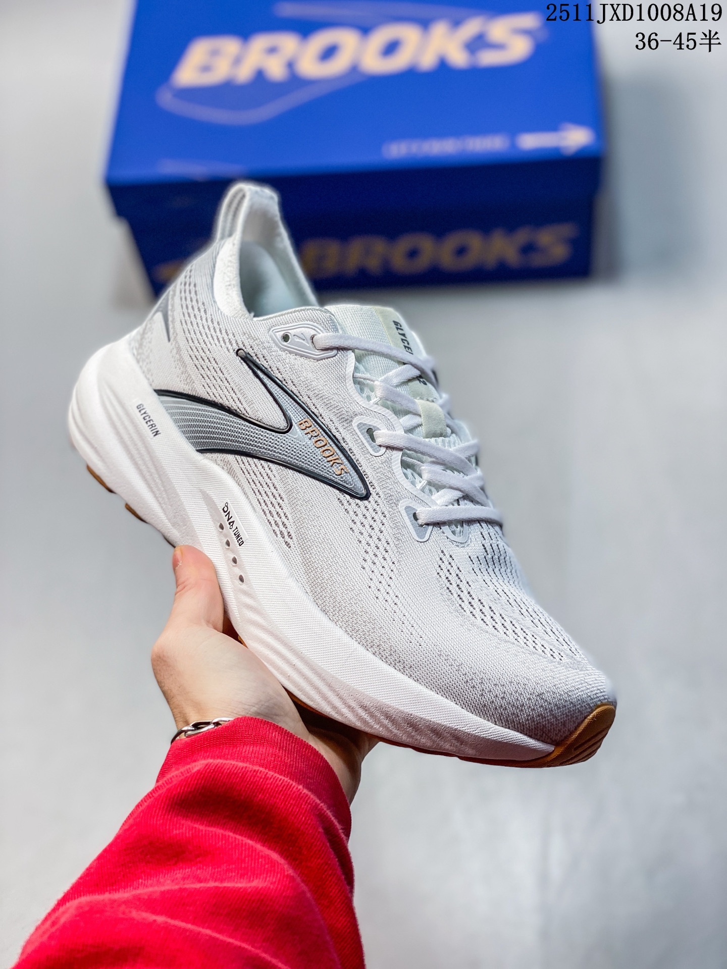 Brooks布鲁克斯 Glycerin 22 运动贴合时尚百搭跑步鞋 11JXD1008A19