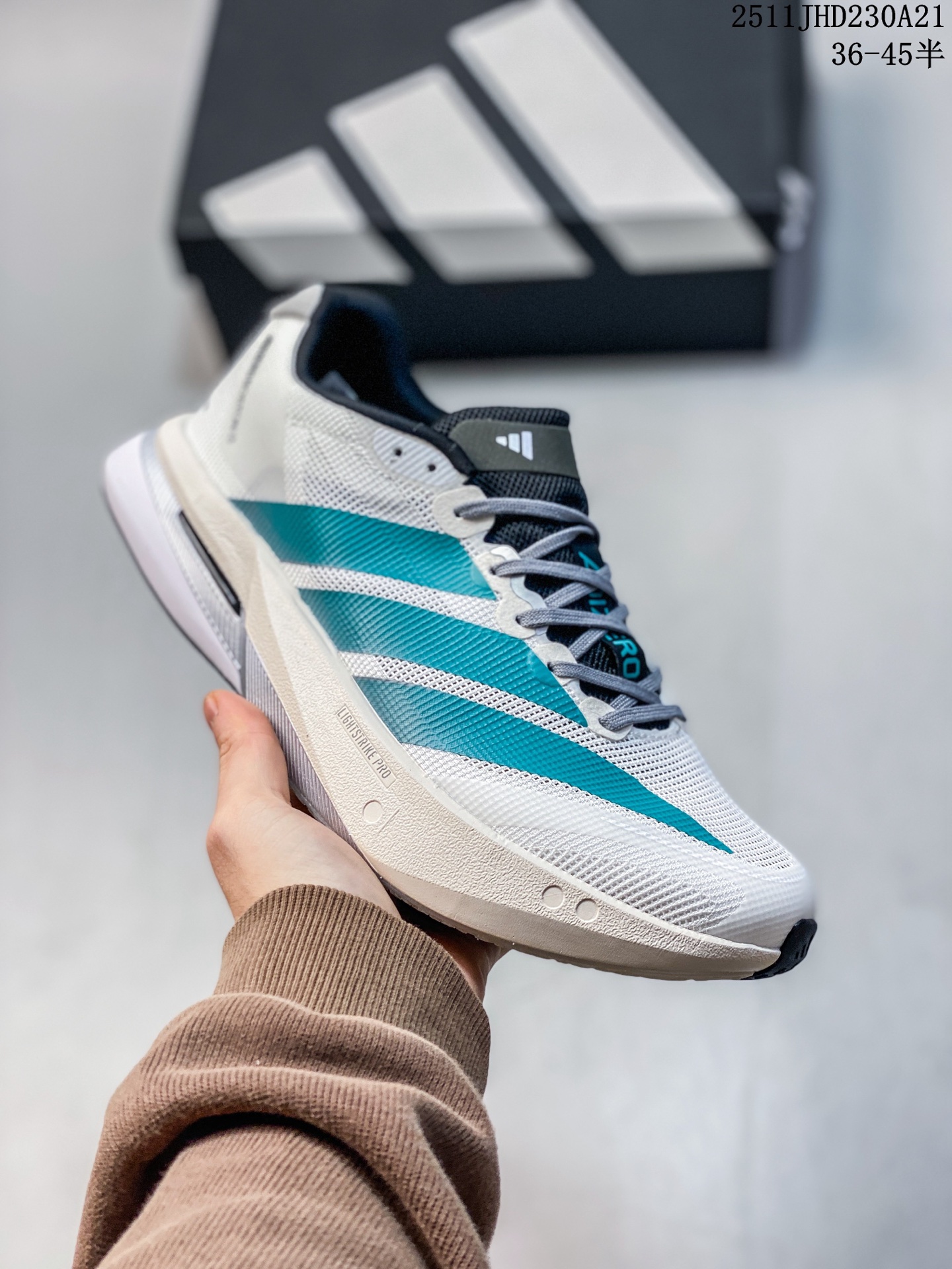💰150
公司级✅Adidas adizero BOSTON 13 阿迪达斯 透气网眼竞速跑鞋Boost 缓震底 运动鞋
后跟加厚 呵护脚后跟 立体保护软绵鞋口
轻松穿脱不磨脚 安全防撞包裹鞋头
符合人体结构 精心设计 行走柔软触感
货号:JR4791
尺码:36 36.5 37 38 38.5 39 40 40.5 41 42 42.5 43 44 45
ID:JED101-AZZ
11JHD230A21