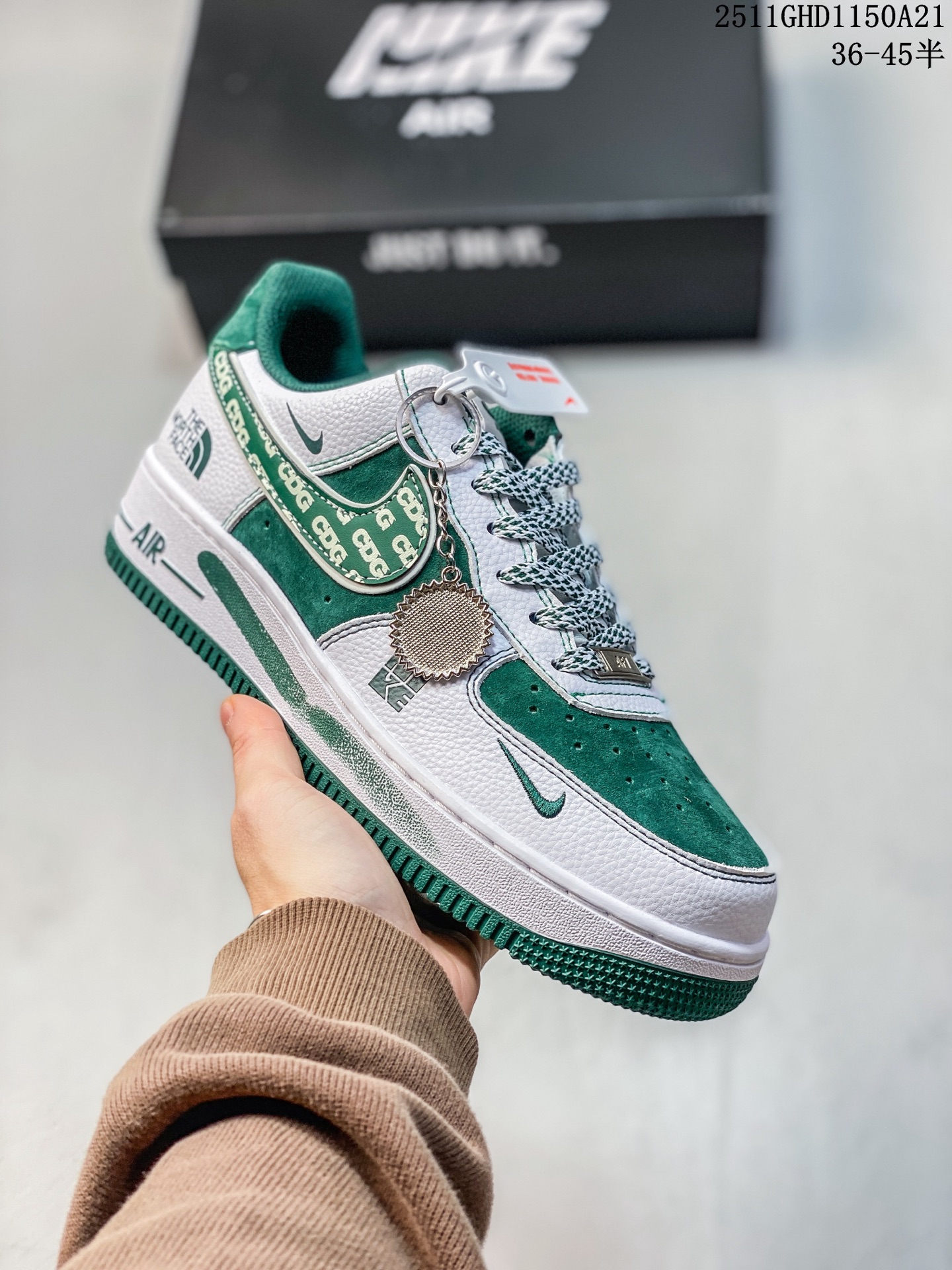 海外限量发售!公司级NIke Air Force 1 '07 Low “PALACE联名——米白积木”空军一号 低帮 运动鞋 休闲鞋 折边针车 工艺难度大 原楦头原纸板 原装鞋盒 定制五金配件 内置全掌气垫 原厂鞋底 货号:XL1979-122 GHD1150A21